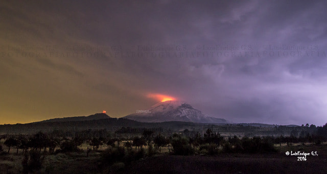 Canon EF-S 10-22mm F3.5-4.5 USM sample photo. Popocatepetl en actividad - 9 de junio 2016 - méxico photography