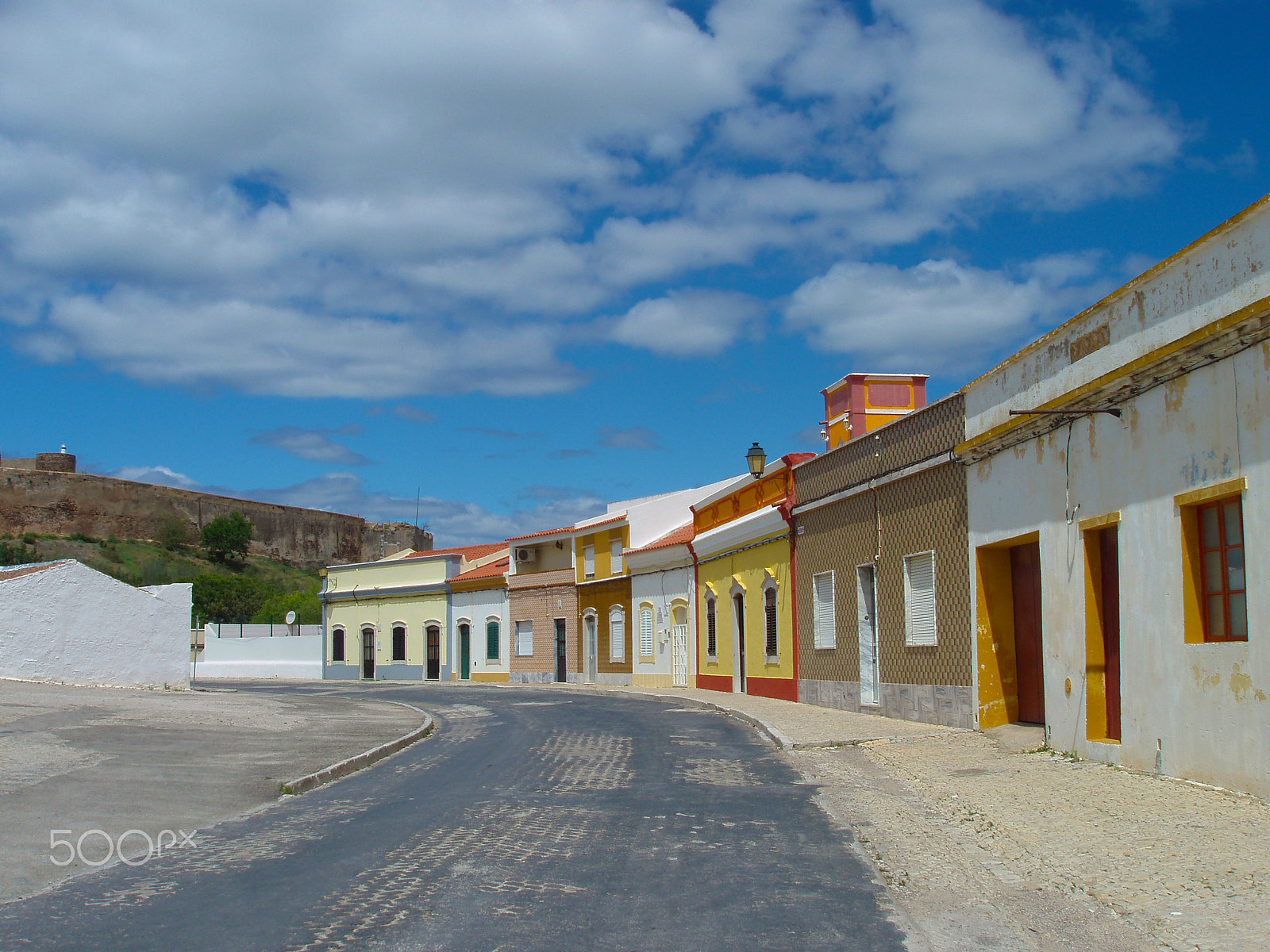 Olympus uD800,S800 sample photo. A street in castro marim. photography