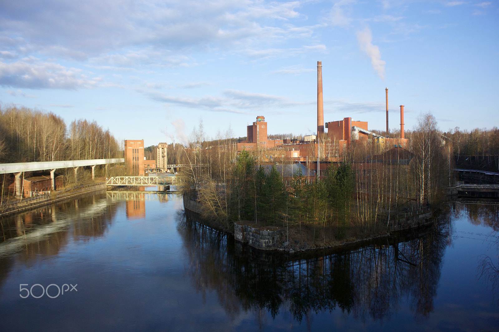 Nikon 1 V3 sample photo. Paper mill photography