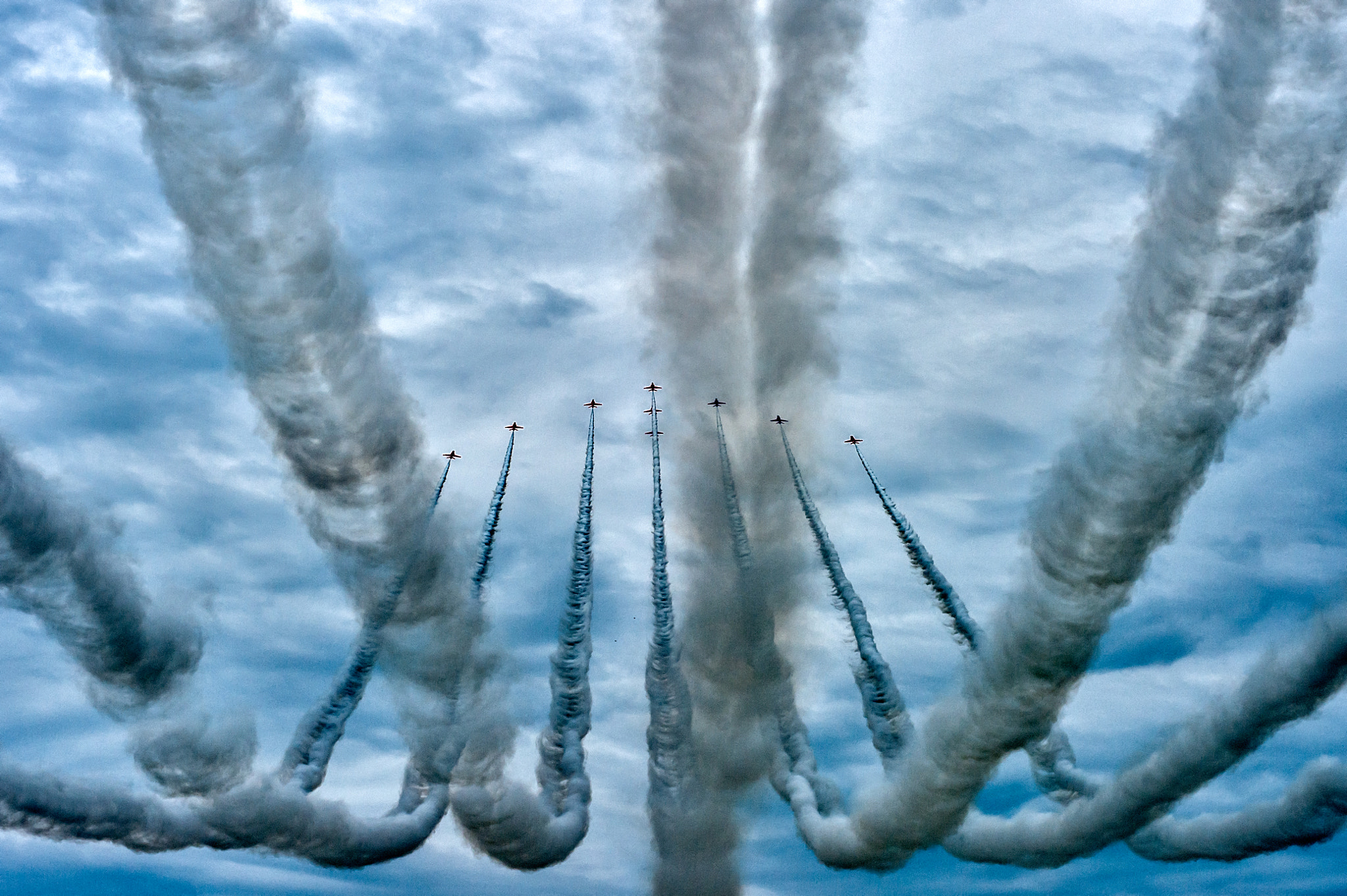 Nikon AF-Nikkor 80-200mm F2.8D ED sample photo. Airshow leeuwarden 2016 (red arrows) photography