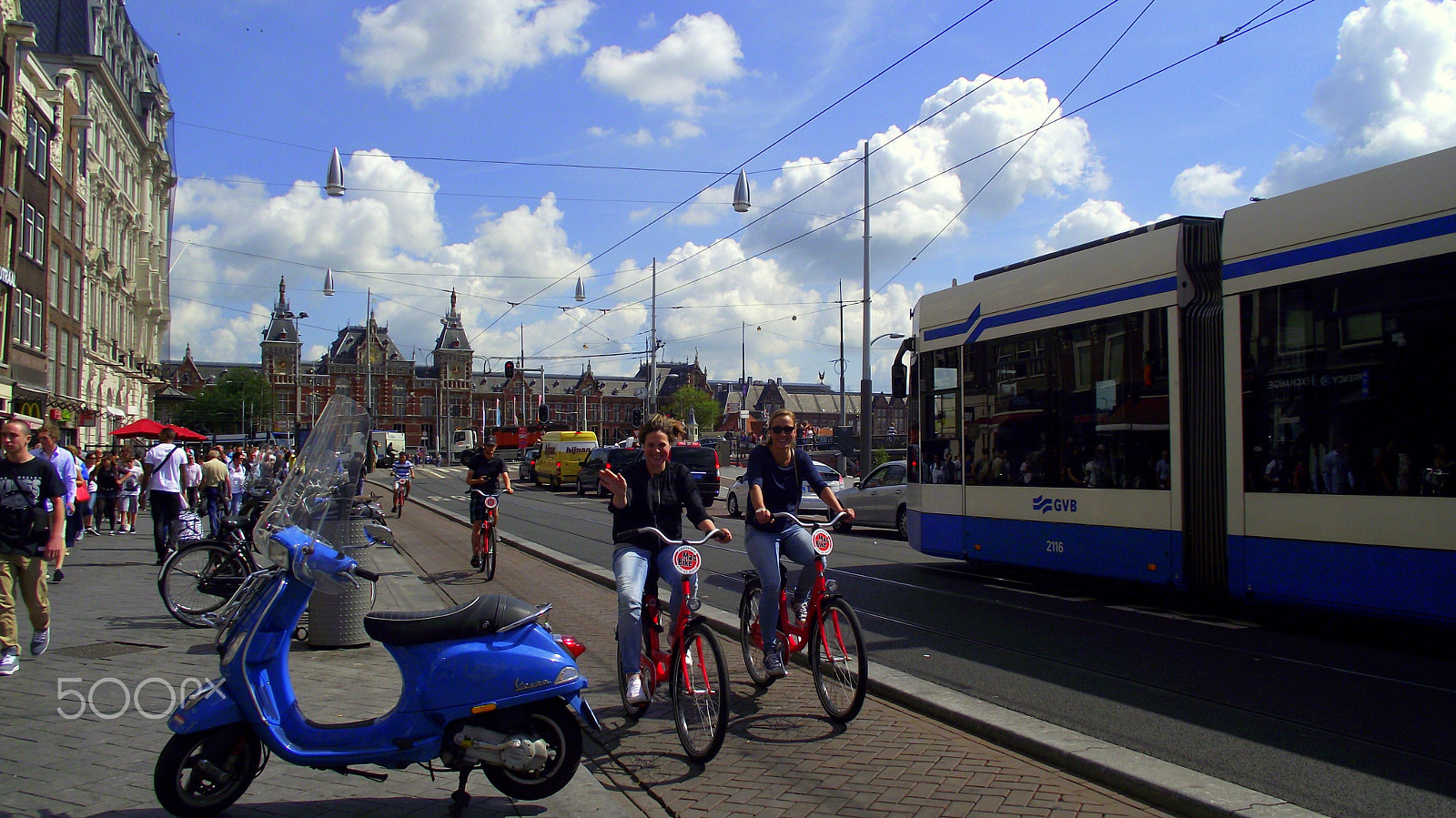 Fujifilm FinePix S1730 sample photo. The colour blue, amsterdam photography