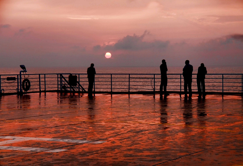 sunset on a deck by Aris Asargiotis on 500px.com
