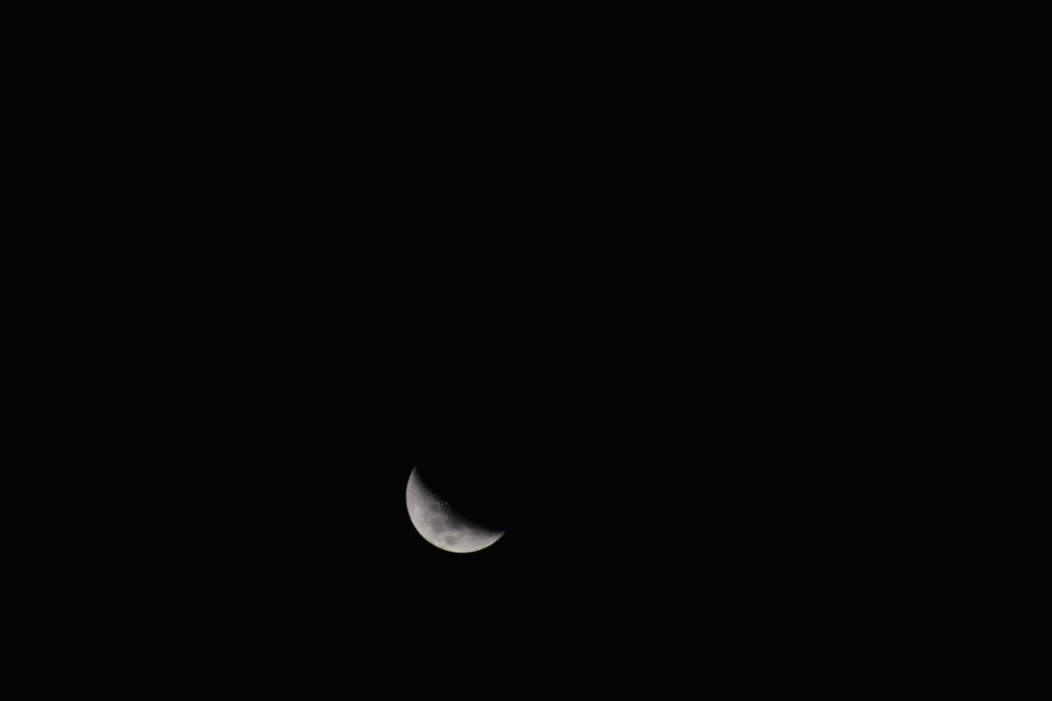 Sigma 70-300mm F4-5.6 APO Macro Super II sample photo. Luna menguante photography