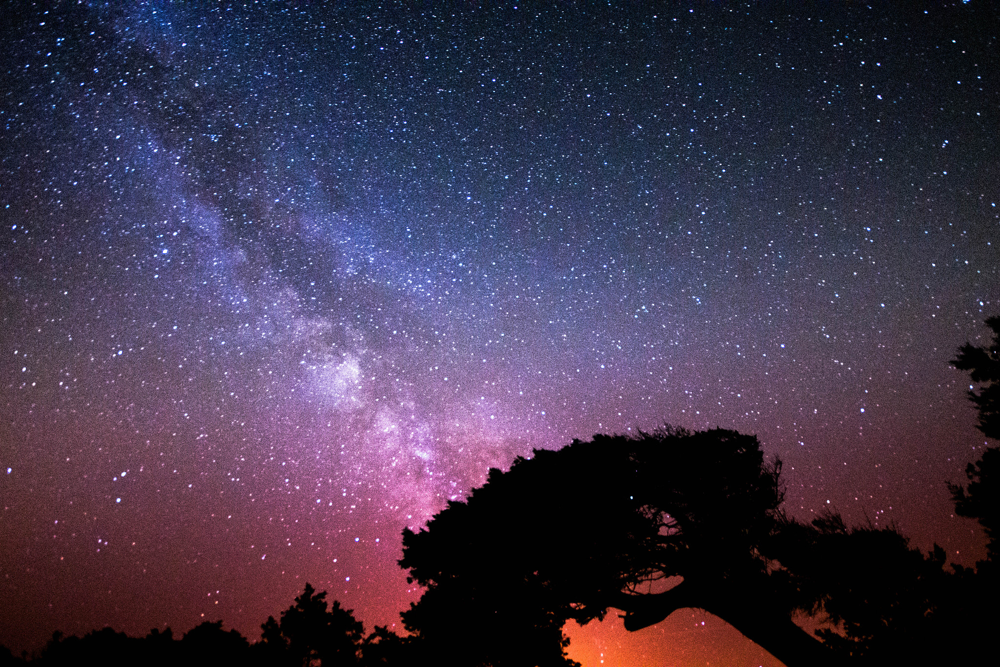 Sigma 10-20mm F4-5.6 EX DC HSM sample photo. Colorful milky way photography