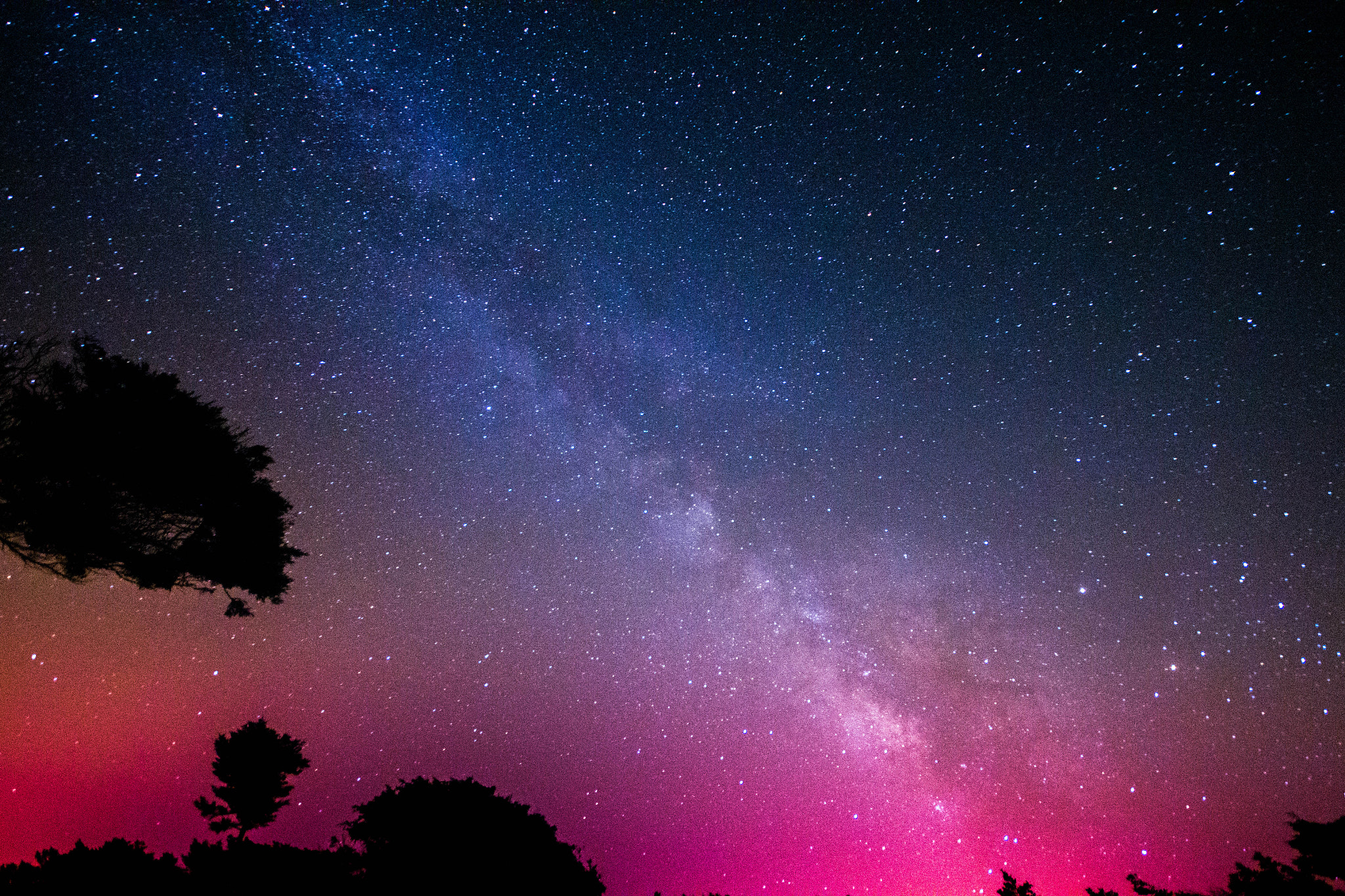 Sigma 10-20mm F4-5.6 EX DC HSM sample photo. Colorful milkyway photography
