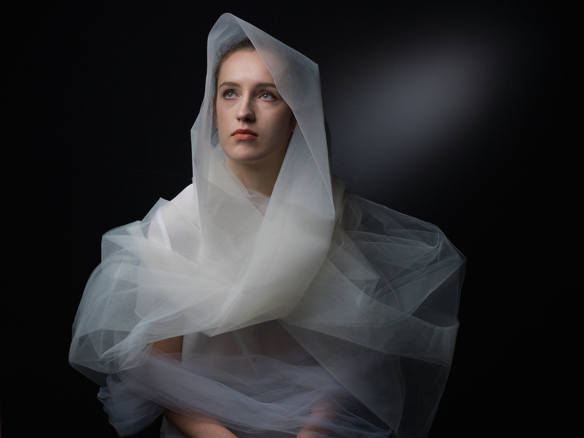 Hasselblad H3DII-31 sample photo. Veil project series model natalia photography