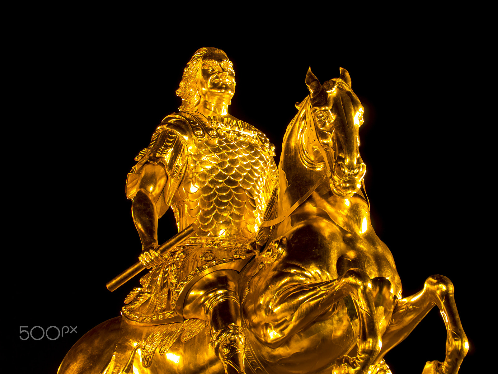 Panasonic Lumix DMC-G3 sample photo. Der goldene reiter in dresden photography