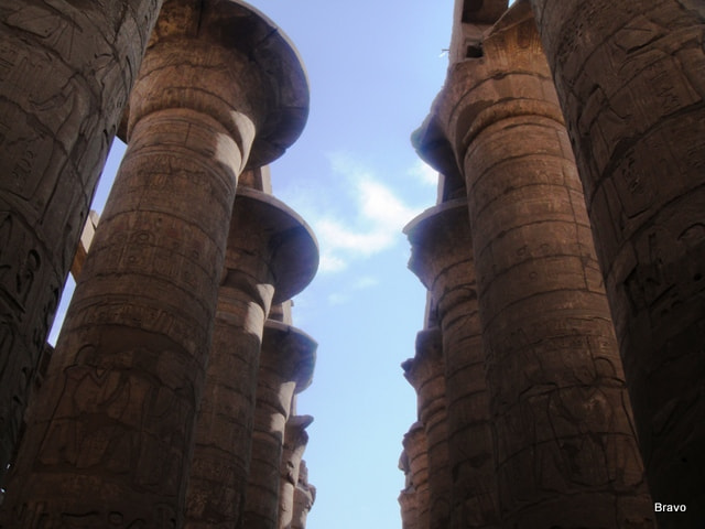 Sony DSC-T90 sample photo. Karnak temple in louxor photography