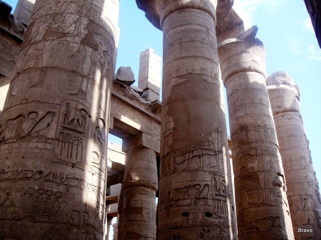 Sony DSC-T90 sample photo. Karnak temple in louxor photography