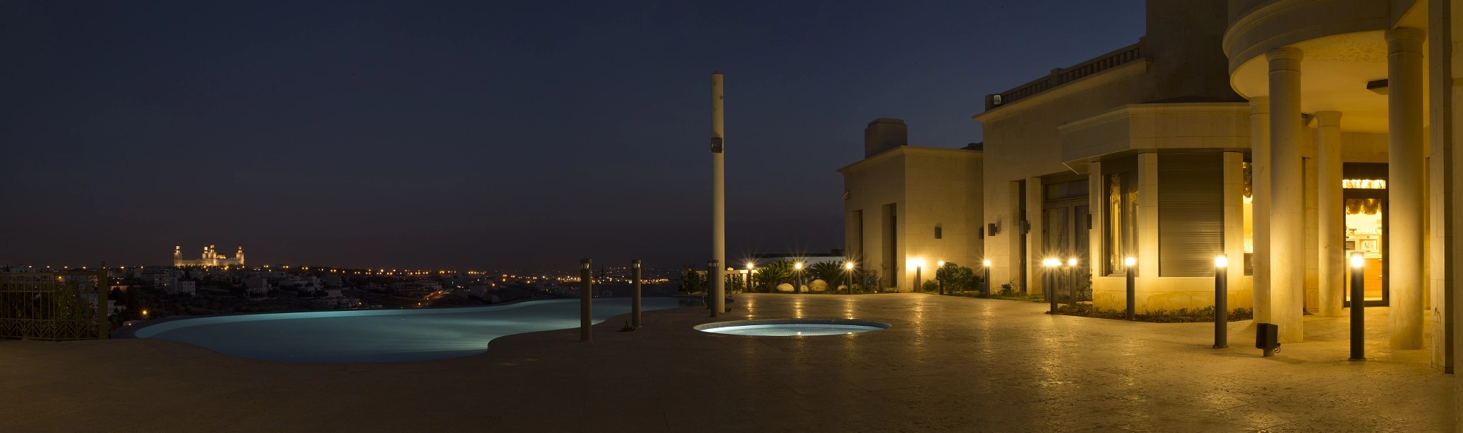 Canon EF 40mm F2.8 STM sample photo. Night panorama photography