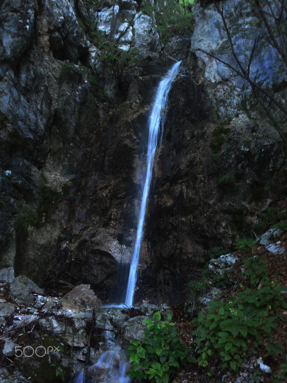 Samsung Galaxy S sample photo. Mnanu paradiž waterfall photography