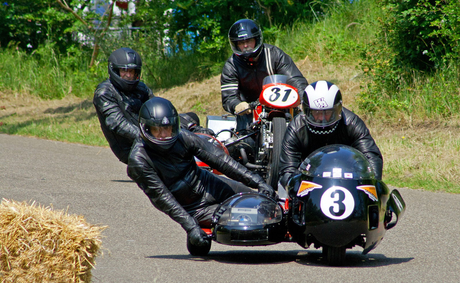 Canon EF 75-300mm f/4-5.6 USM sample photo. Sidecar racing photography