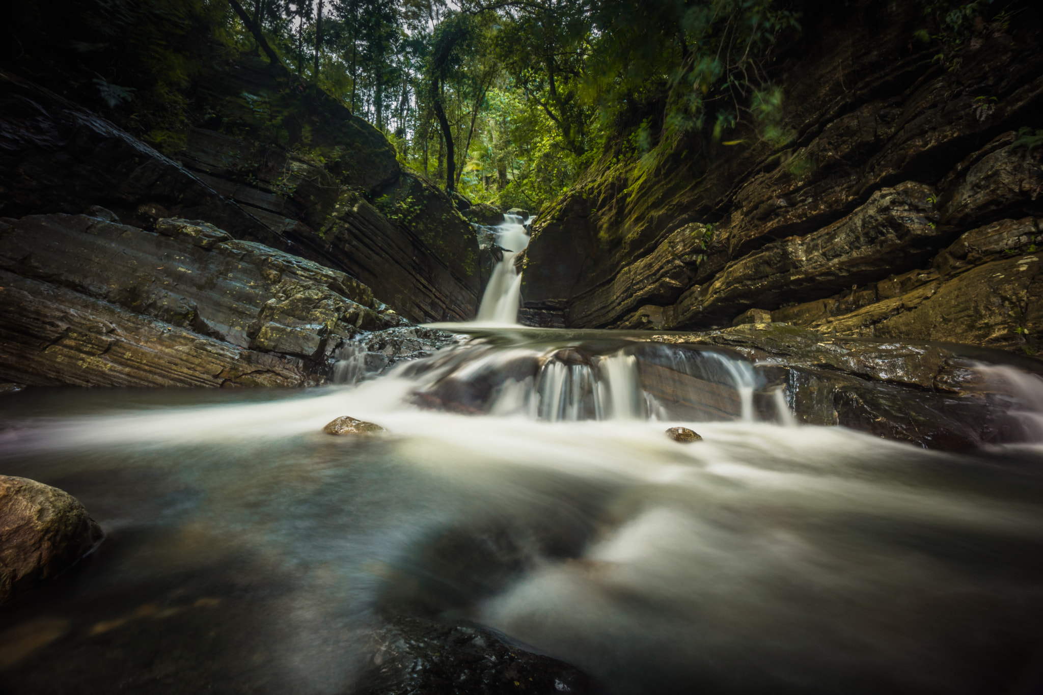 Sony Alpha NEX-7 + Sony E 10-18mm F4 OSS sample photo. El yunque waterfall photography