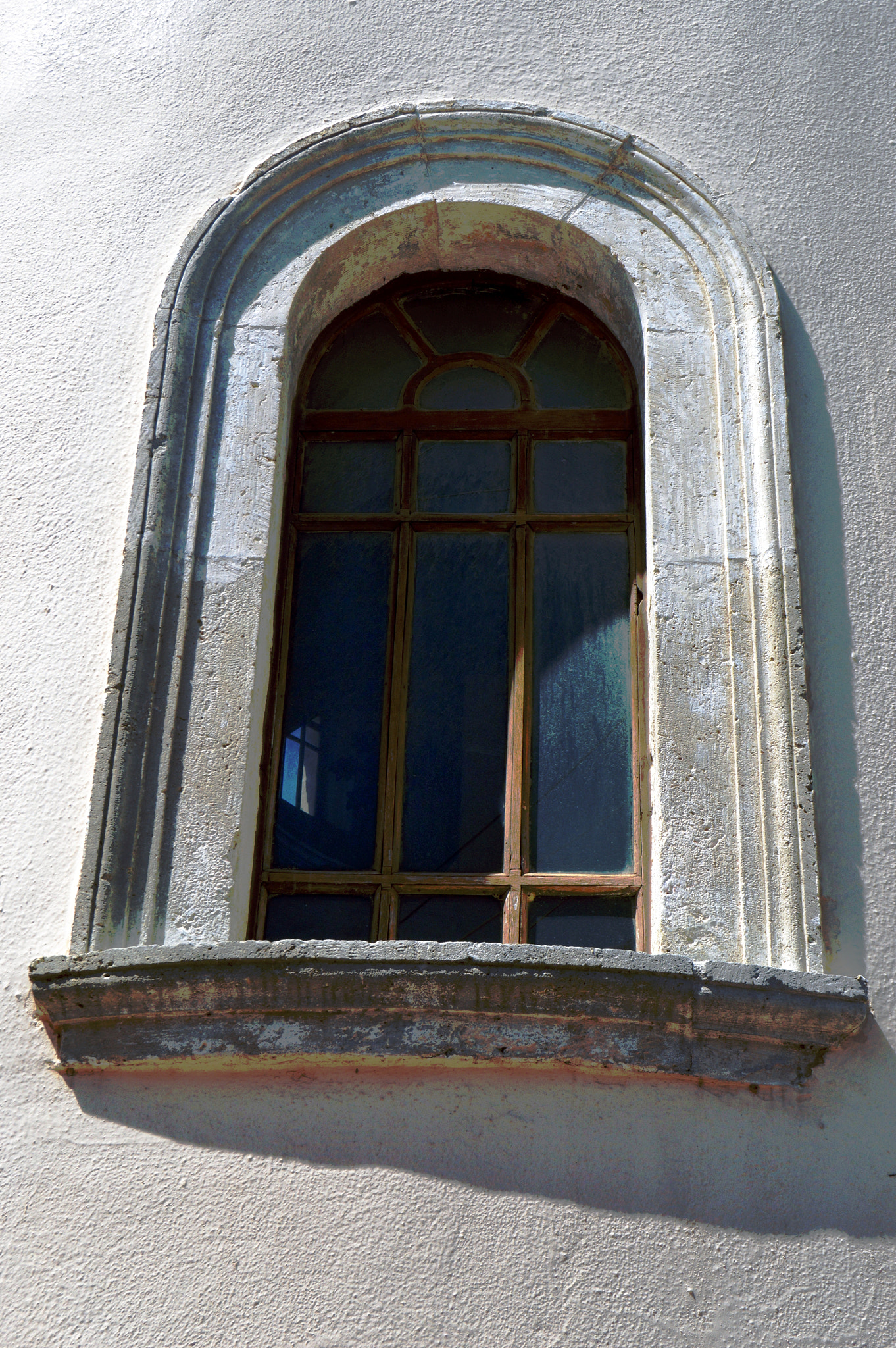 A window on a tower.