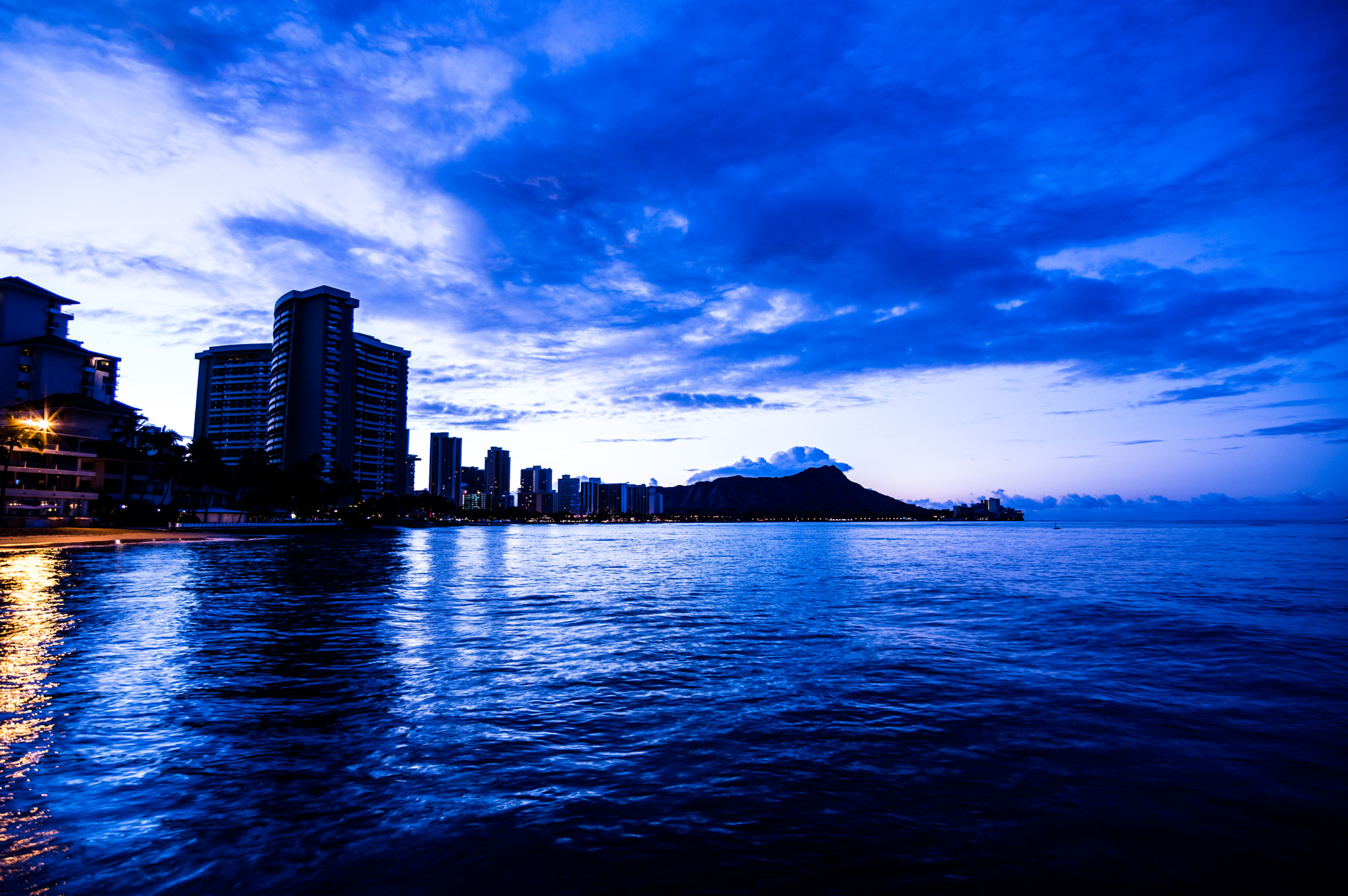 Pentax K-3 II + Pentax smc DA 12-24mm F4.0 ED AL (IF) sample photo. Blue deep morning photography