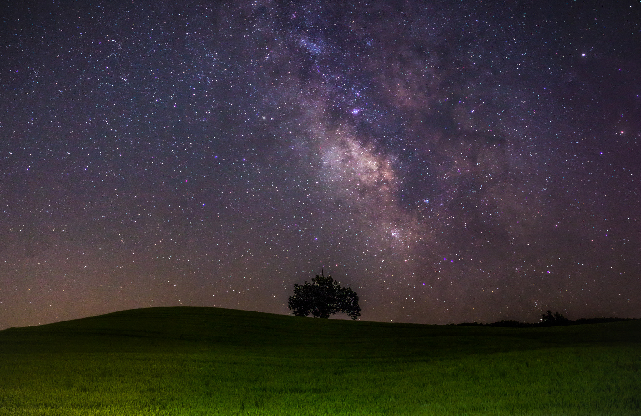 Canon EF 40mm F2.8 STM sample photo. Milky way over victor ny photography