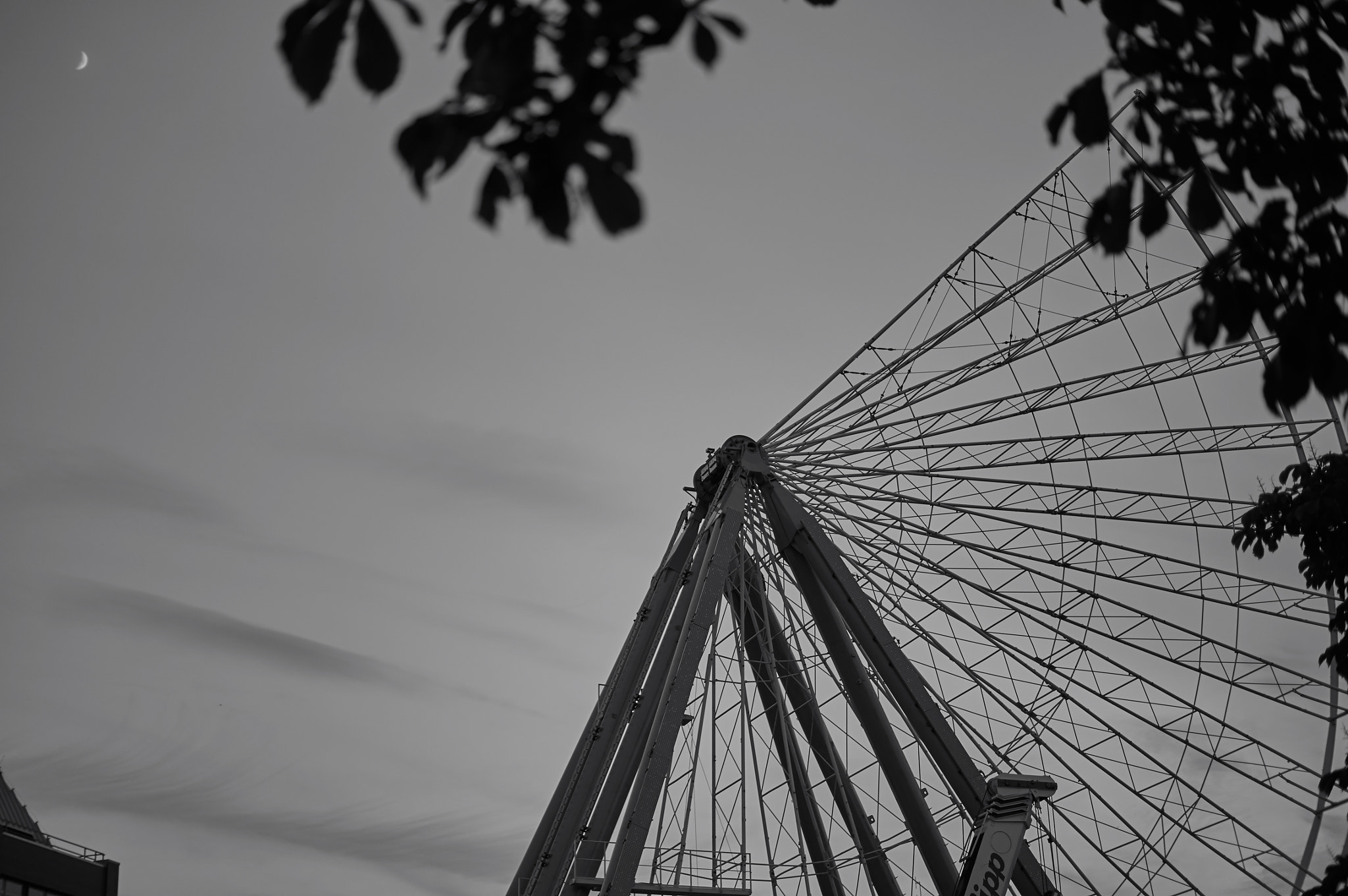 Sony SLT-A33 + Sony DT 35mm F1.8 SAM sample photo. Half ferris wheel photography