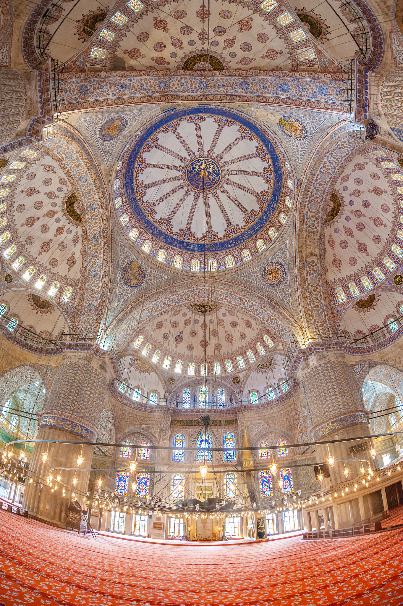 Nikon D700 + Sigma 15mm F2.8 EX DG Diagonal Fisheye sample photo. The blue mosque photography