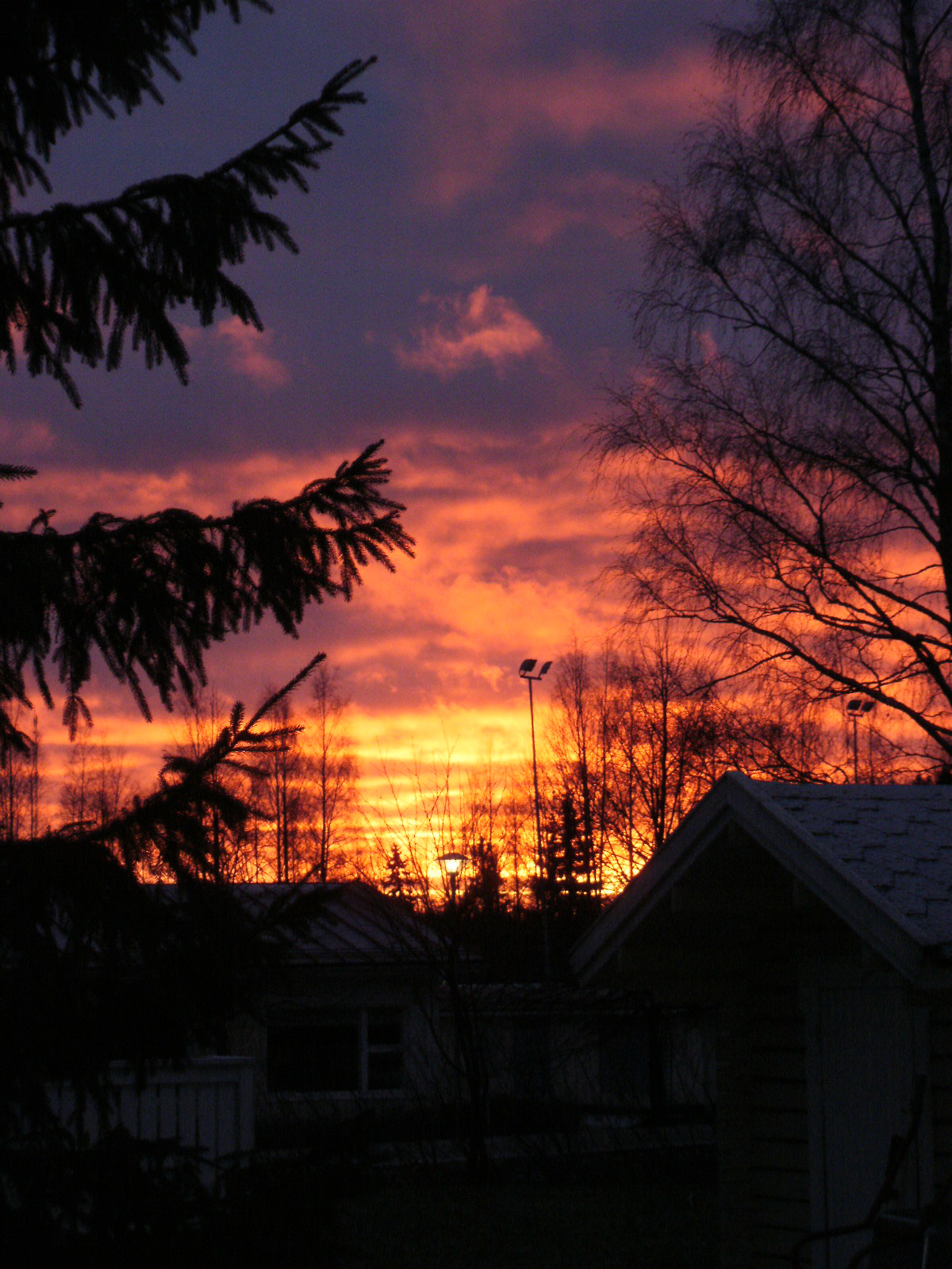 Olympus FE46,X41,X42 sample photo. December sunset photography