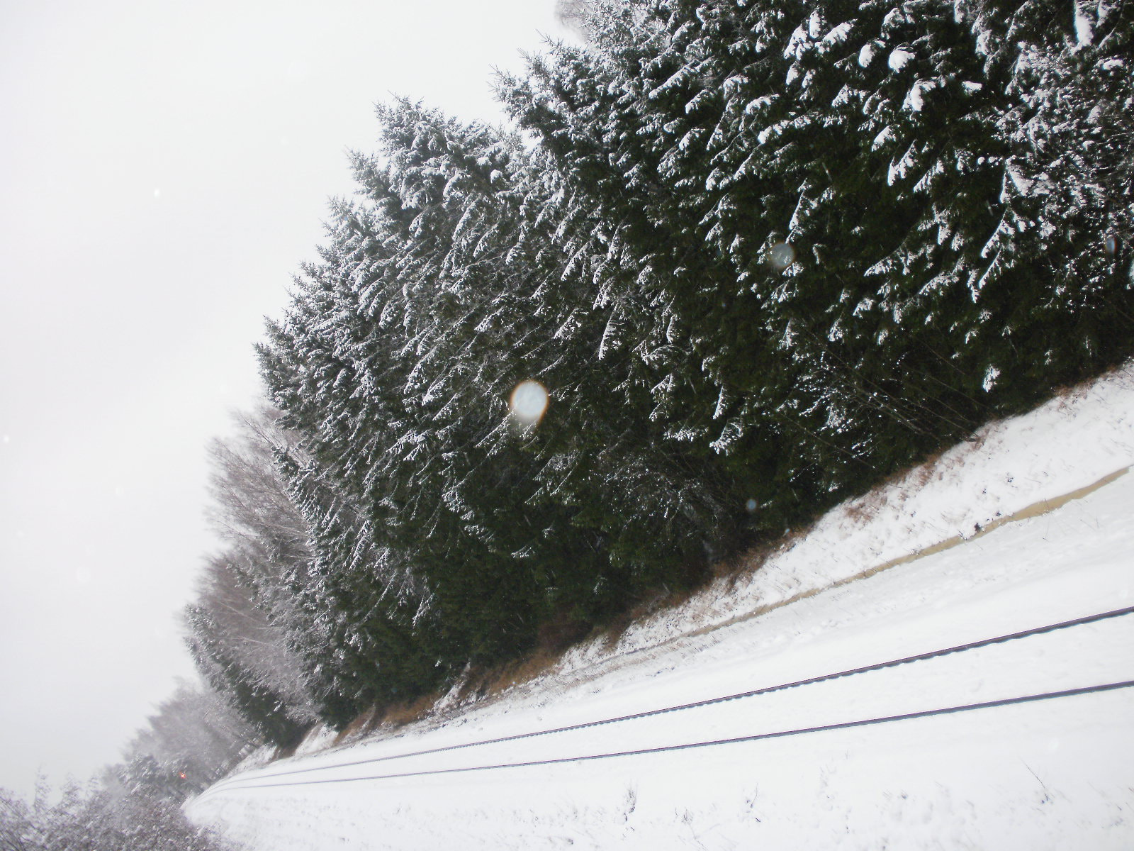 Olympus FE46,X41,X42 sample photo. Railroad in february photography