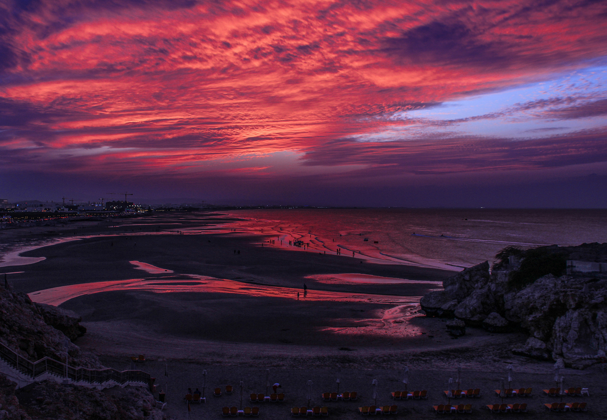 Canon EF 75-300mm F4.0-5.6 IS USM sample photo. Fire sunset photography