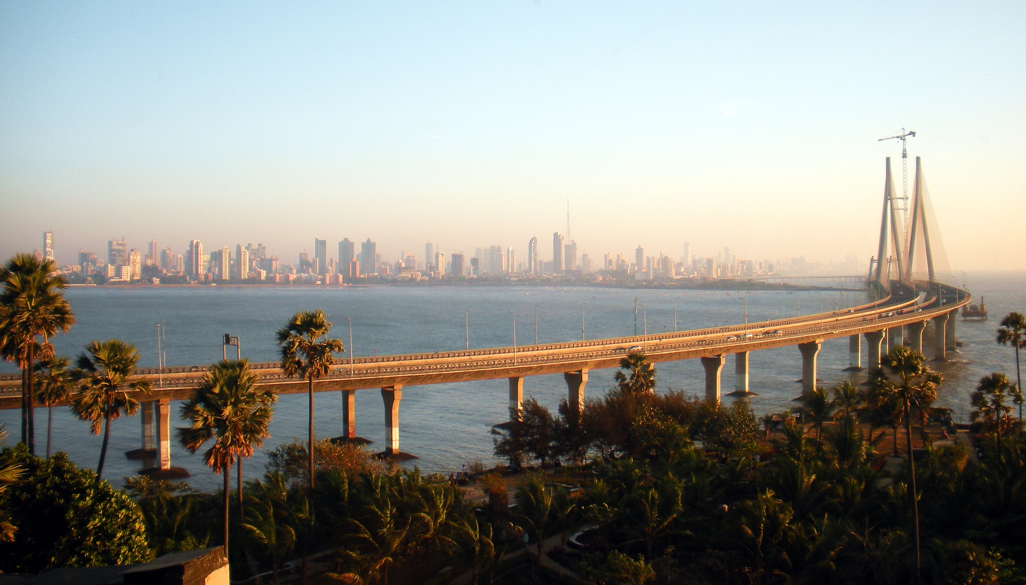 Nikon Coolpix S560 sample photo. Bandra-worli sealink photography