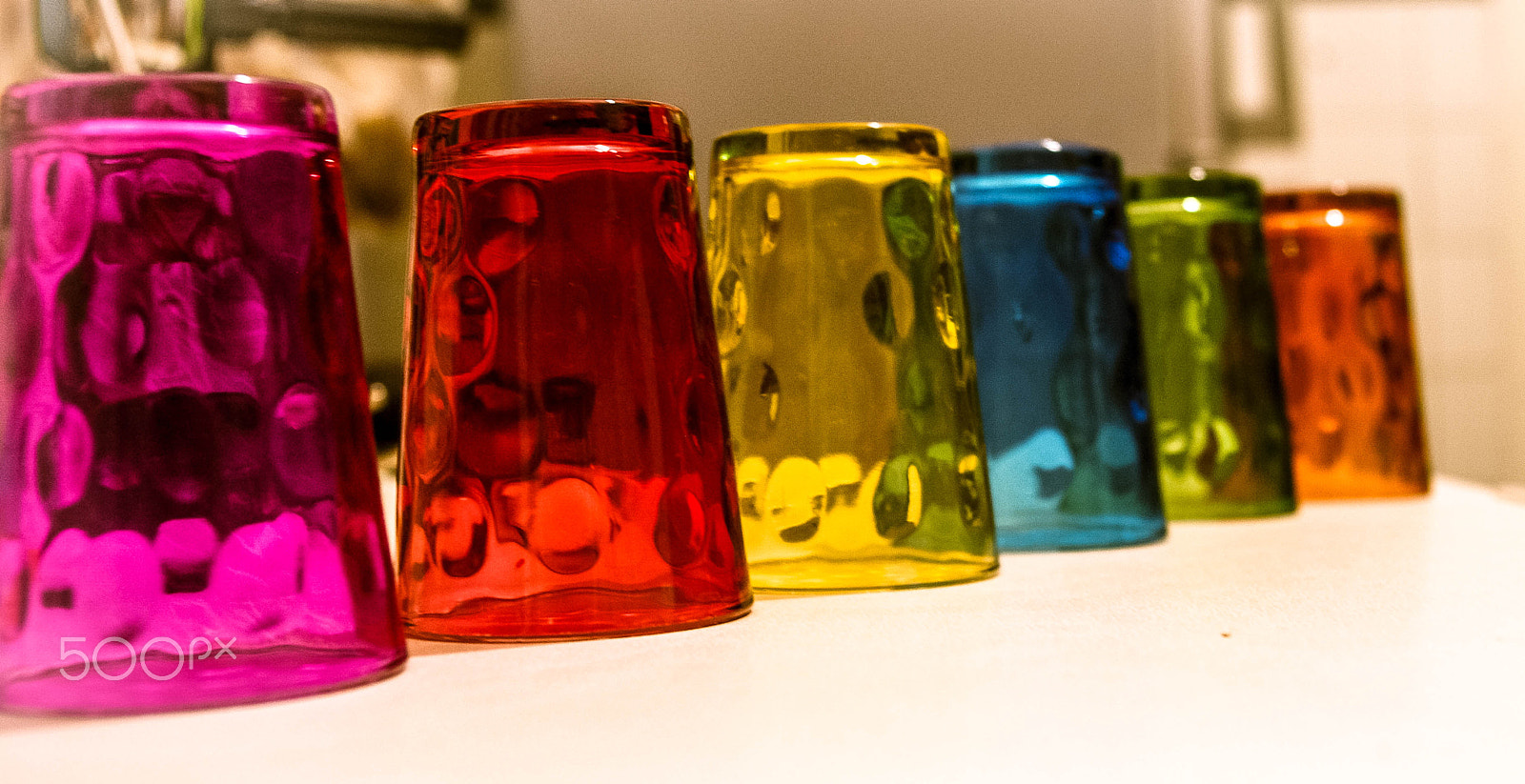Pentax smc DA 18-55mm F3.5-5.6 AL WR sample photo. Colorful glasses photography