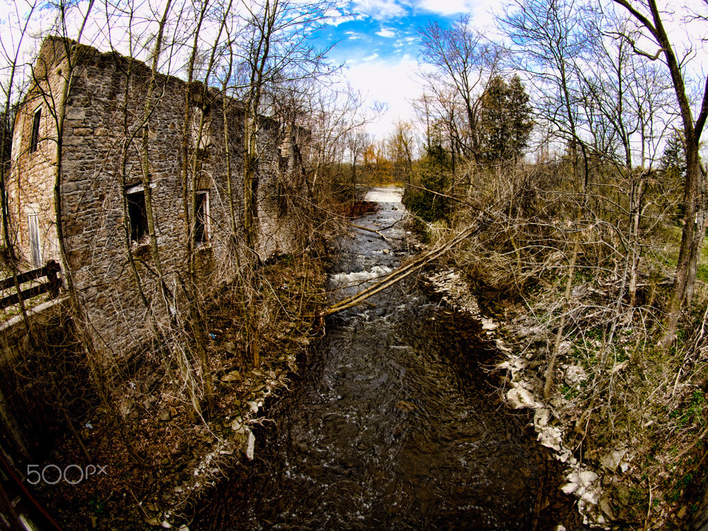 Olympus E-5 + OLYMPUS 8mm Lens sample photo. Once a productive mill photography