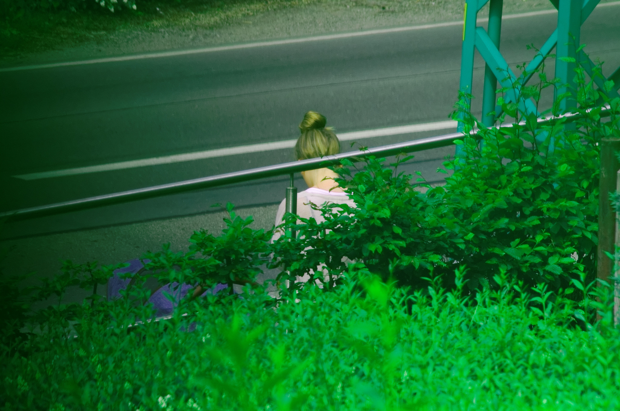 Pentax K-x sample photo. Waiting for the tram photography