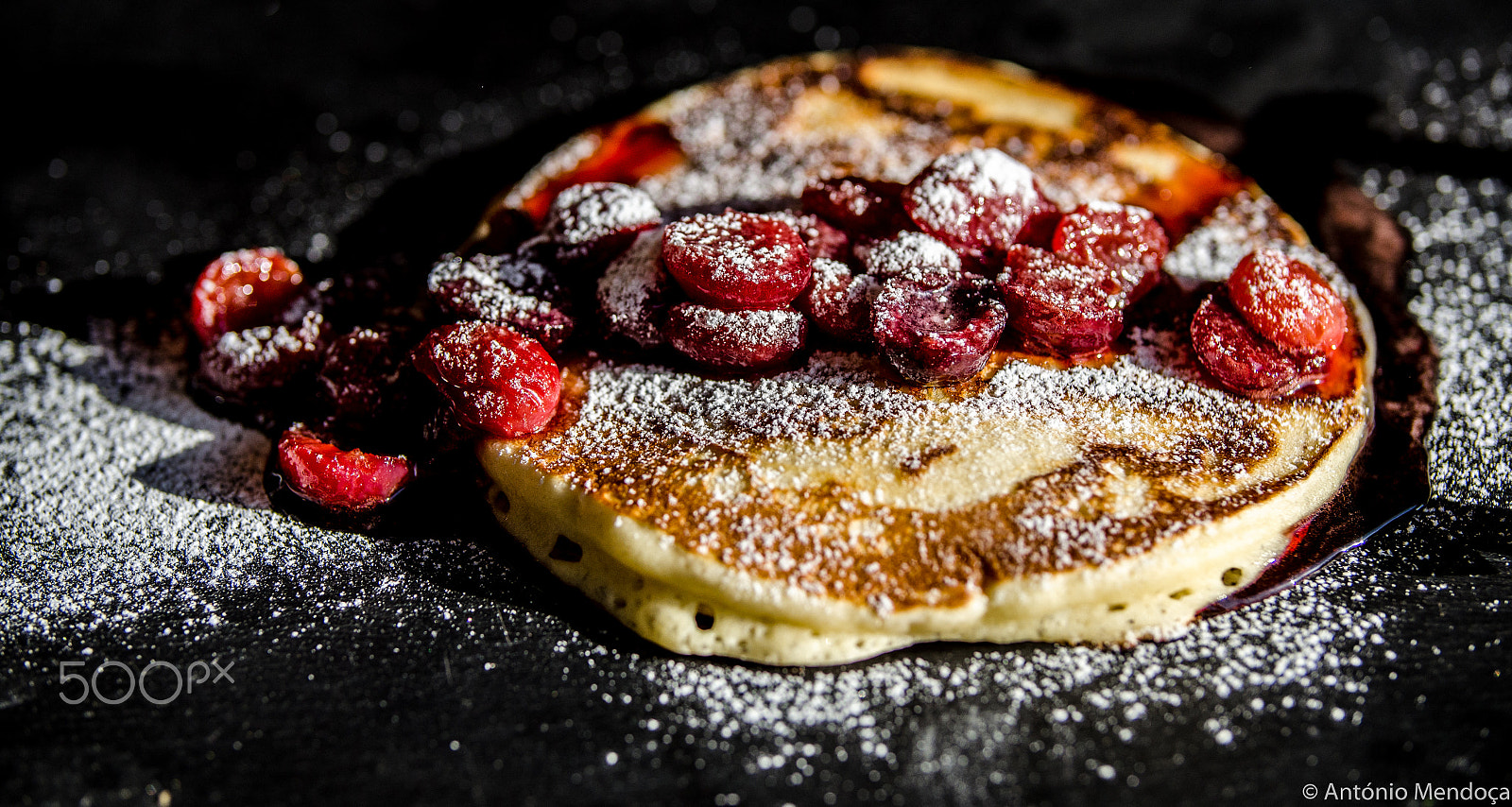 Nikon D7000 + Sigma 50-100mm F1.8 DC HSM Art sample photo. Cherry pancakes photography