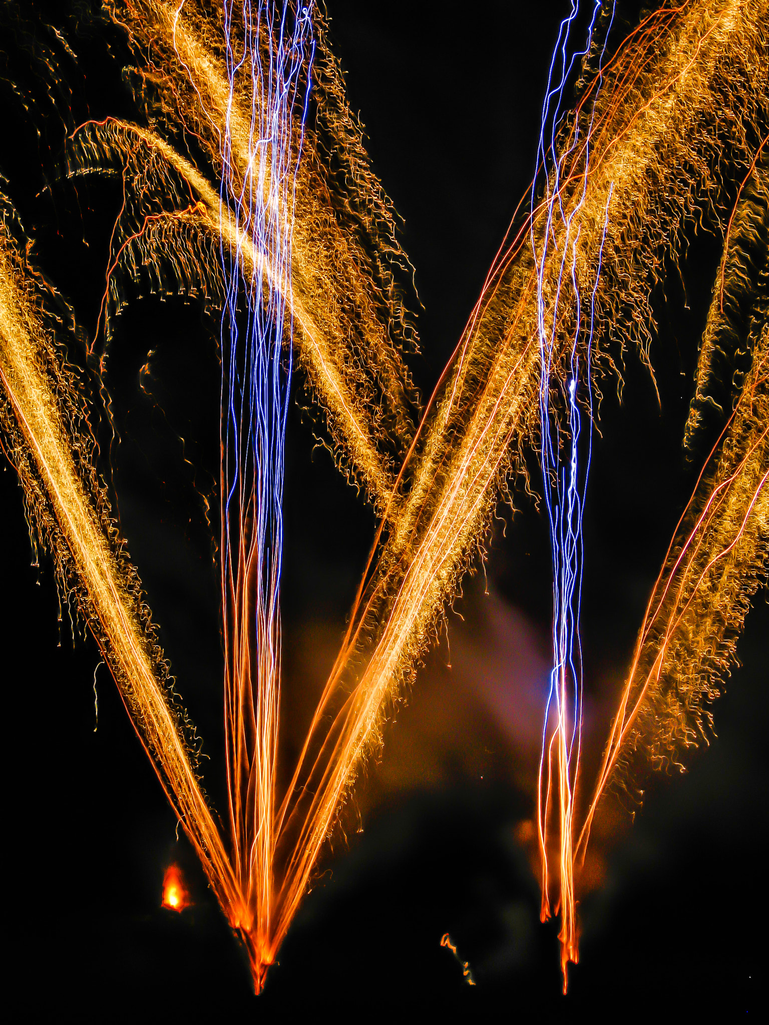 Canon POWERSHOT SD500 sample photo. Fireworks photography