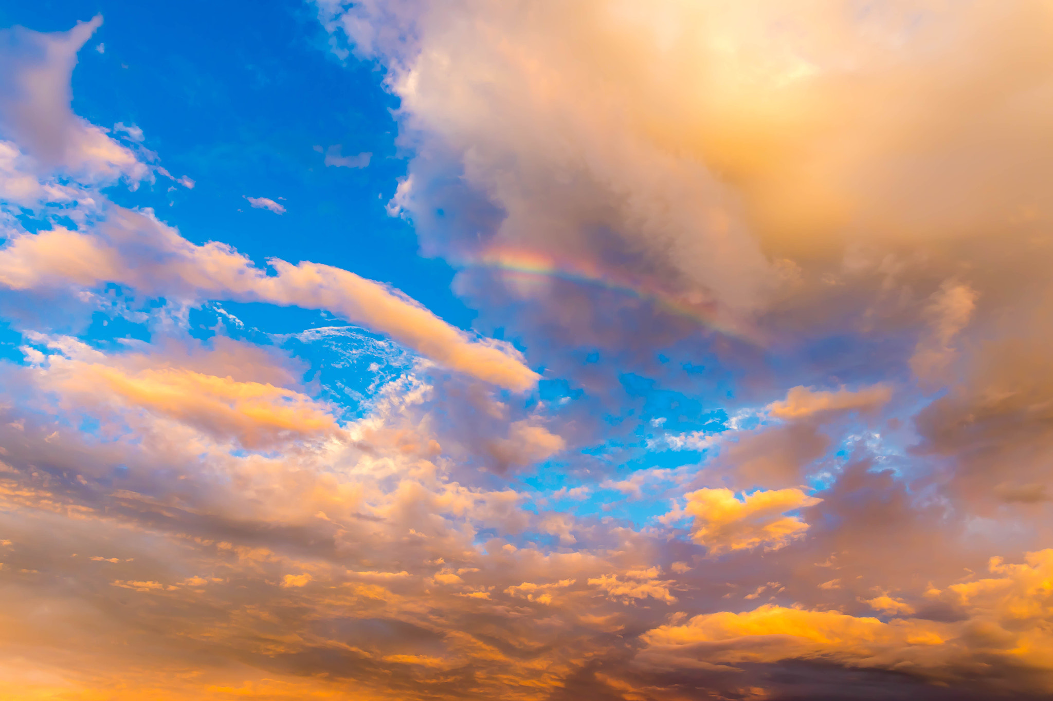 Canon EF 16-35mm F4L IS USM sample photo. Rainbow are visible photography