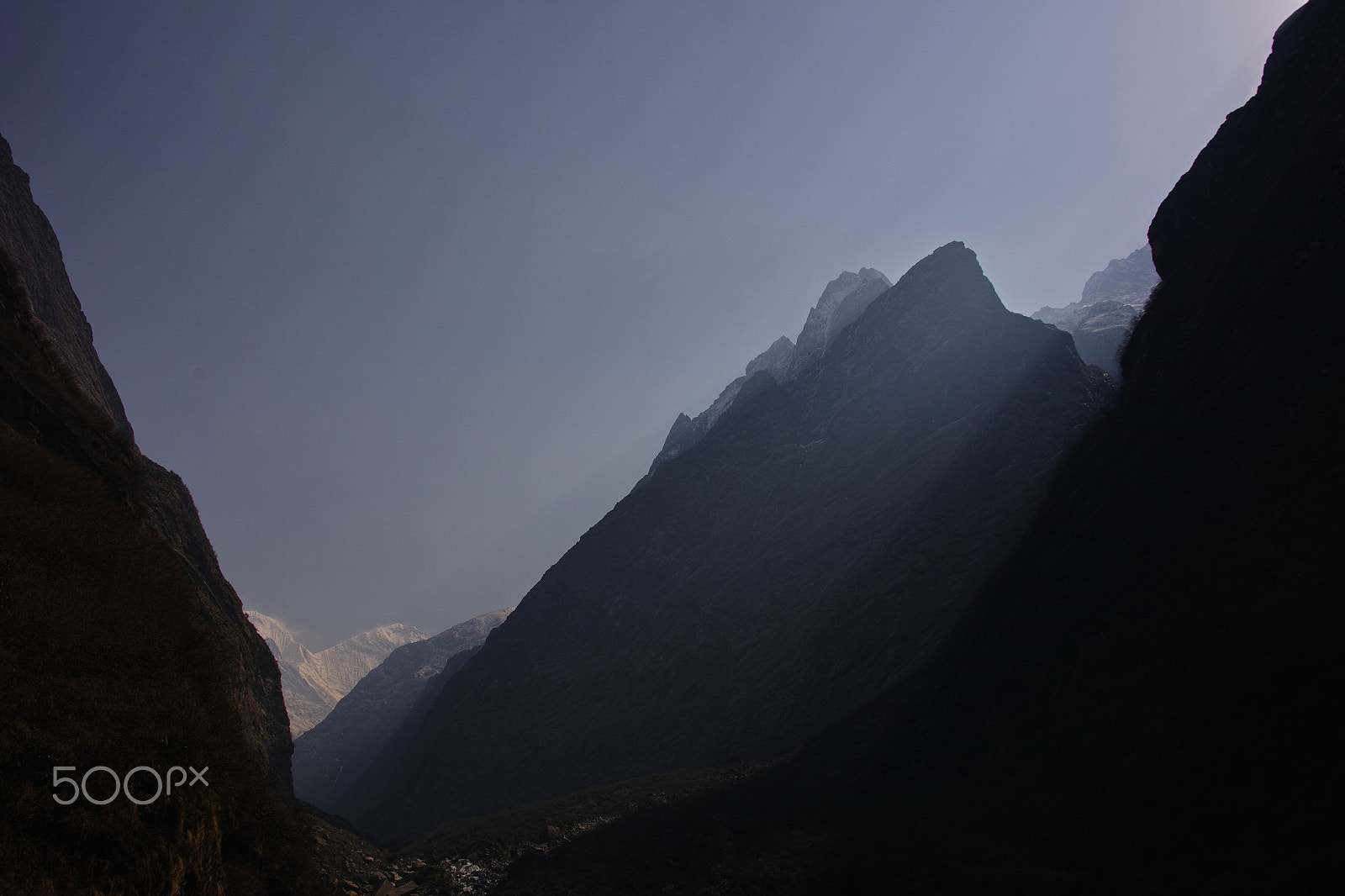 Sigma SD1 Merrill sample photo. Sun rays in nepal photography