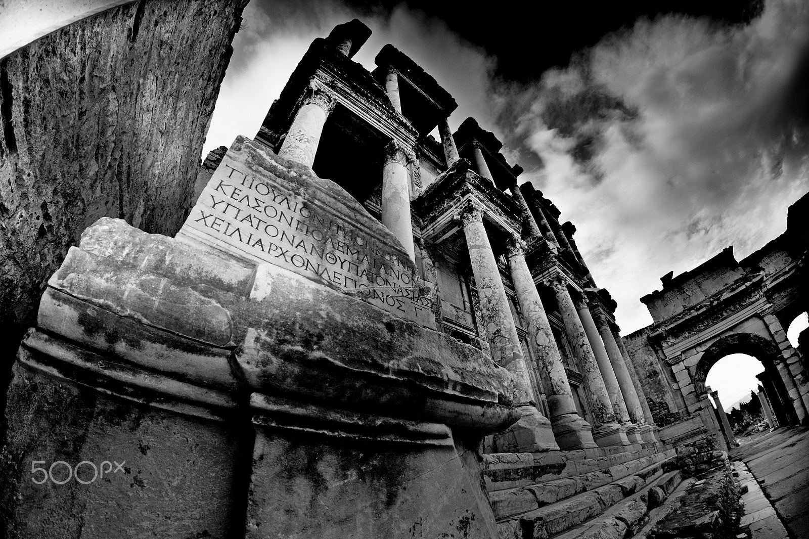 Canon EF 15mm F2.8 Fisheye sample photo. Ephesus the ancient city photography