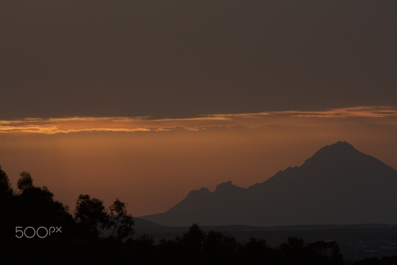 Canon EF 70-300mm F4-5.6 IS USM sample photo. Sunset photography