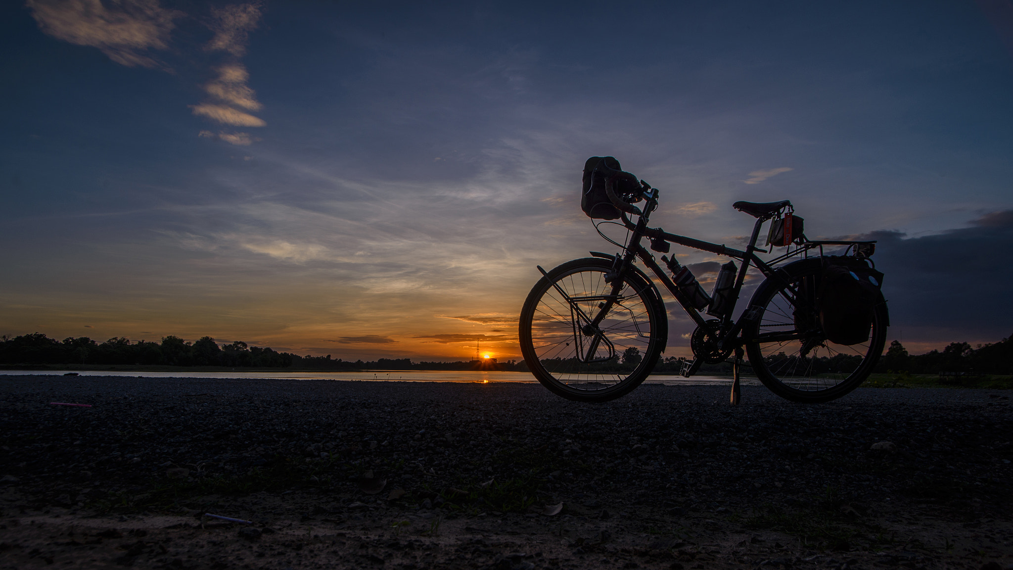 Nikon D600 sample photo. Before sunset with my bike. photography