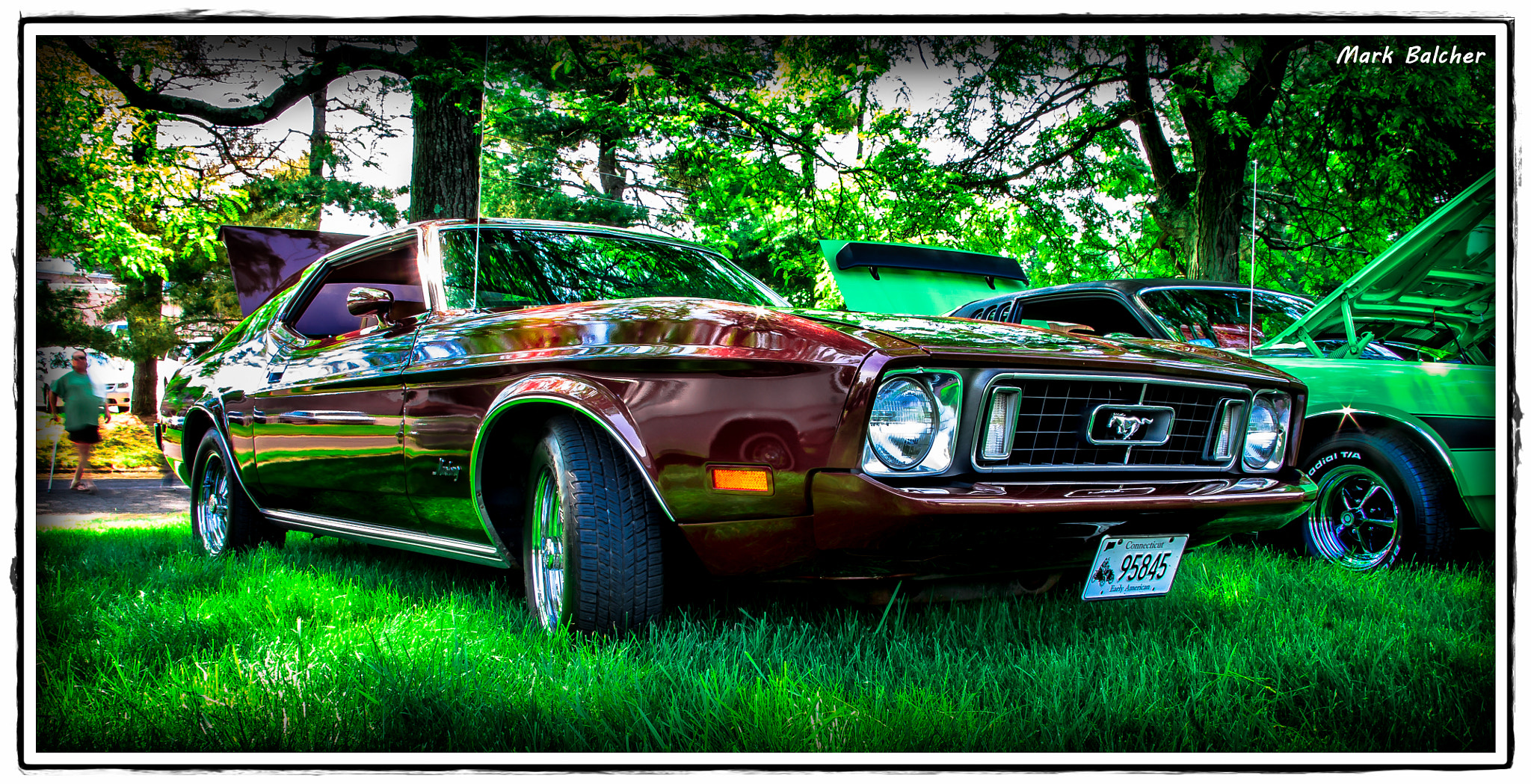 Pentax K-x sample photo. 1973 ford mustang at  meriden classic car show on 6/4/16. photography