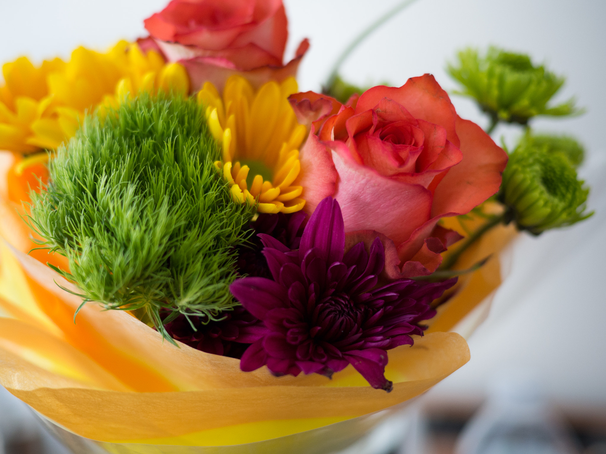 Olympus OM-D E-M10 + LUMIX G 20/F1.7 II sample photo. Flower bouquet photography