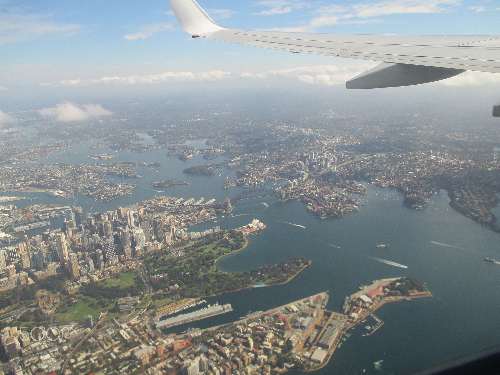 Canon IXUS 135 sample photo. Sydney from a plane photography