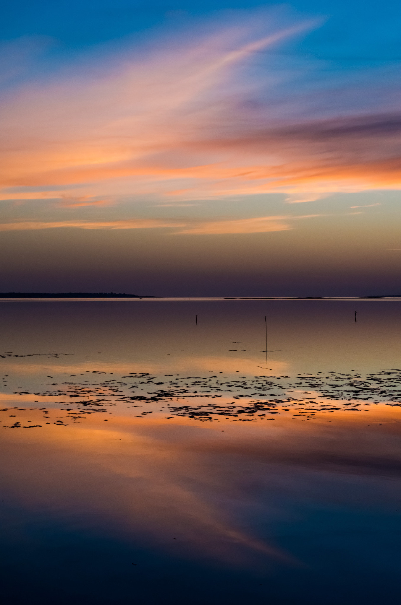 Pentax K-30 + smc PENTAX-F 35-105mm F4-5.6 sample photo. Spectacular sunset at the lagoon photography