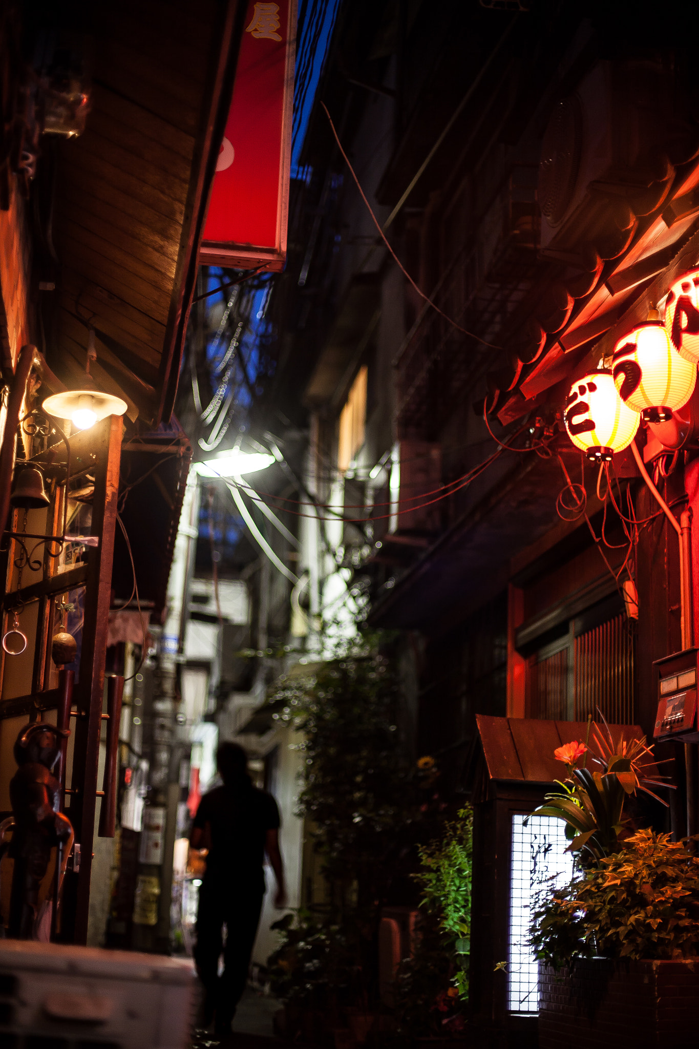 Canon EOS 5D + Canon EF 50mm F1.4 USM sample photo. Koenji alley photography