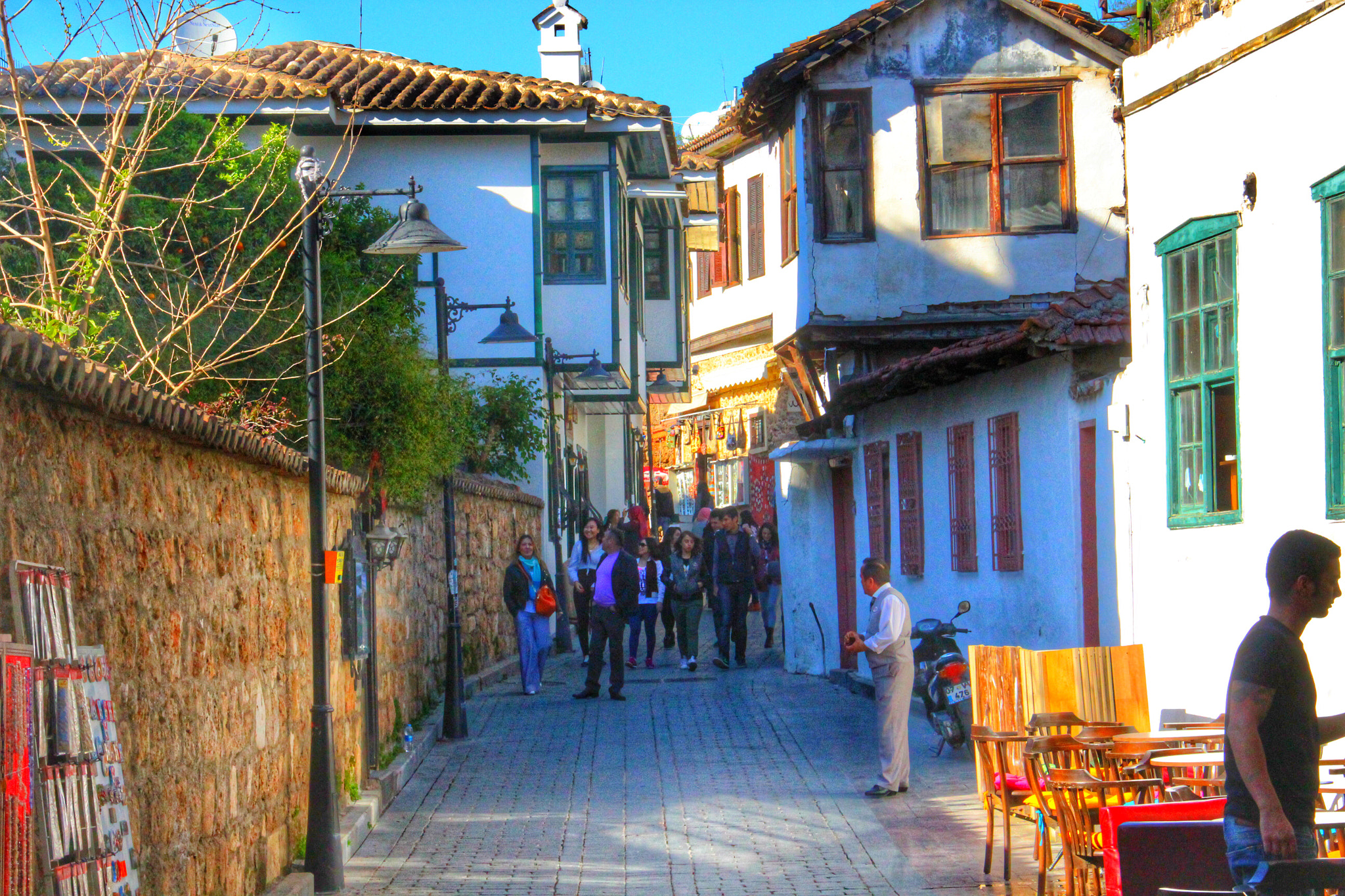 Canon EF-S 18-135mm F3.5-5.6 IS sample photo. Oldhouses at antalya - türkiye photography