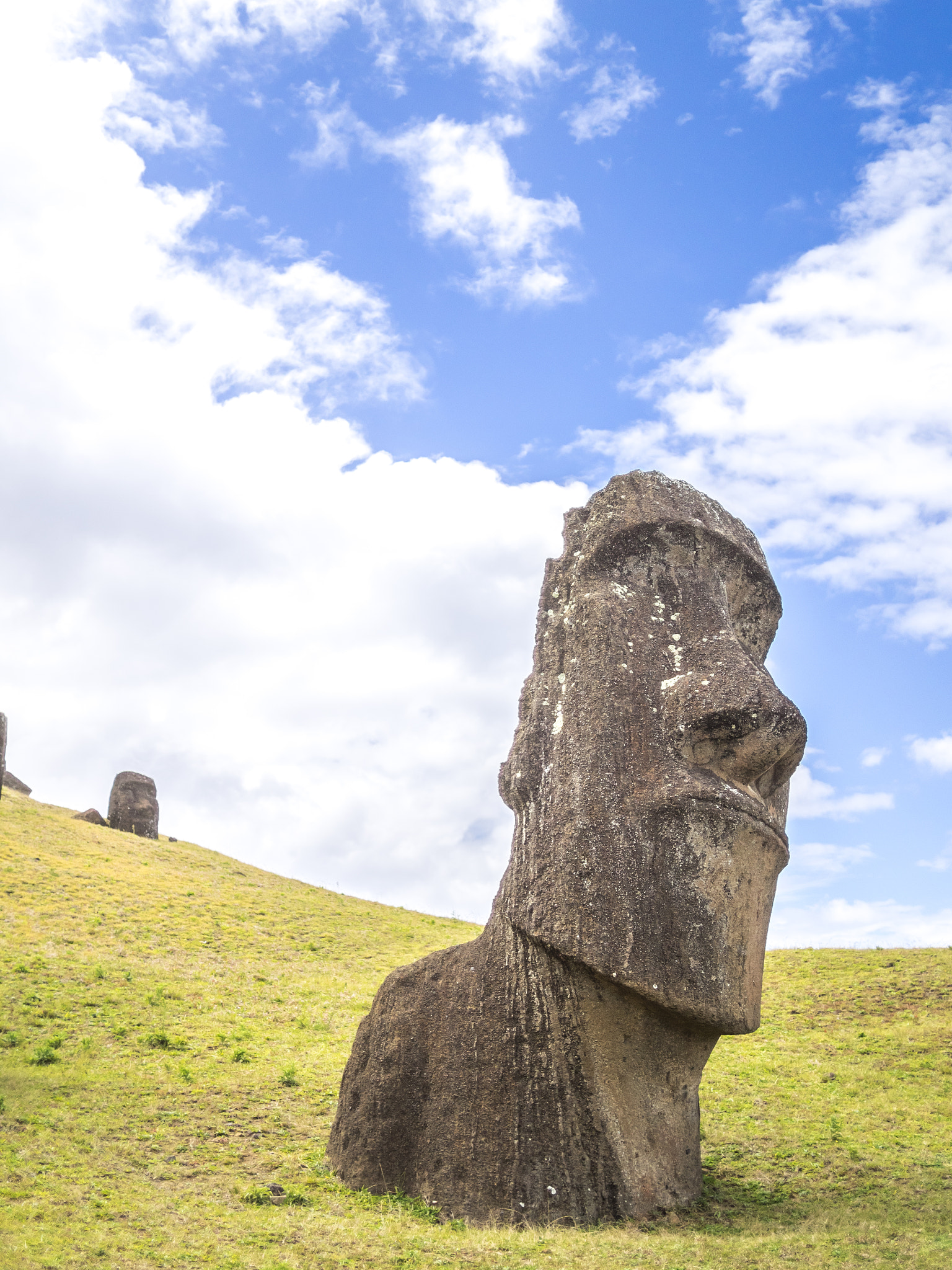Olympus OM-D E-M1 + Panasonic Lumix G 20mm F1.7 ASPH sample photo. Easter island heads photography