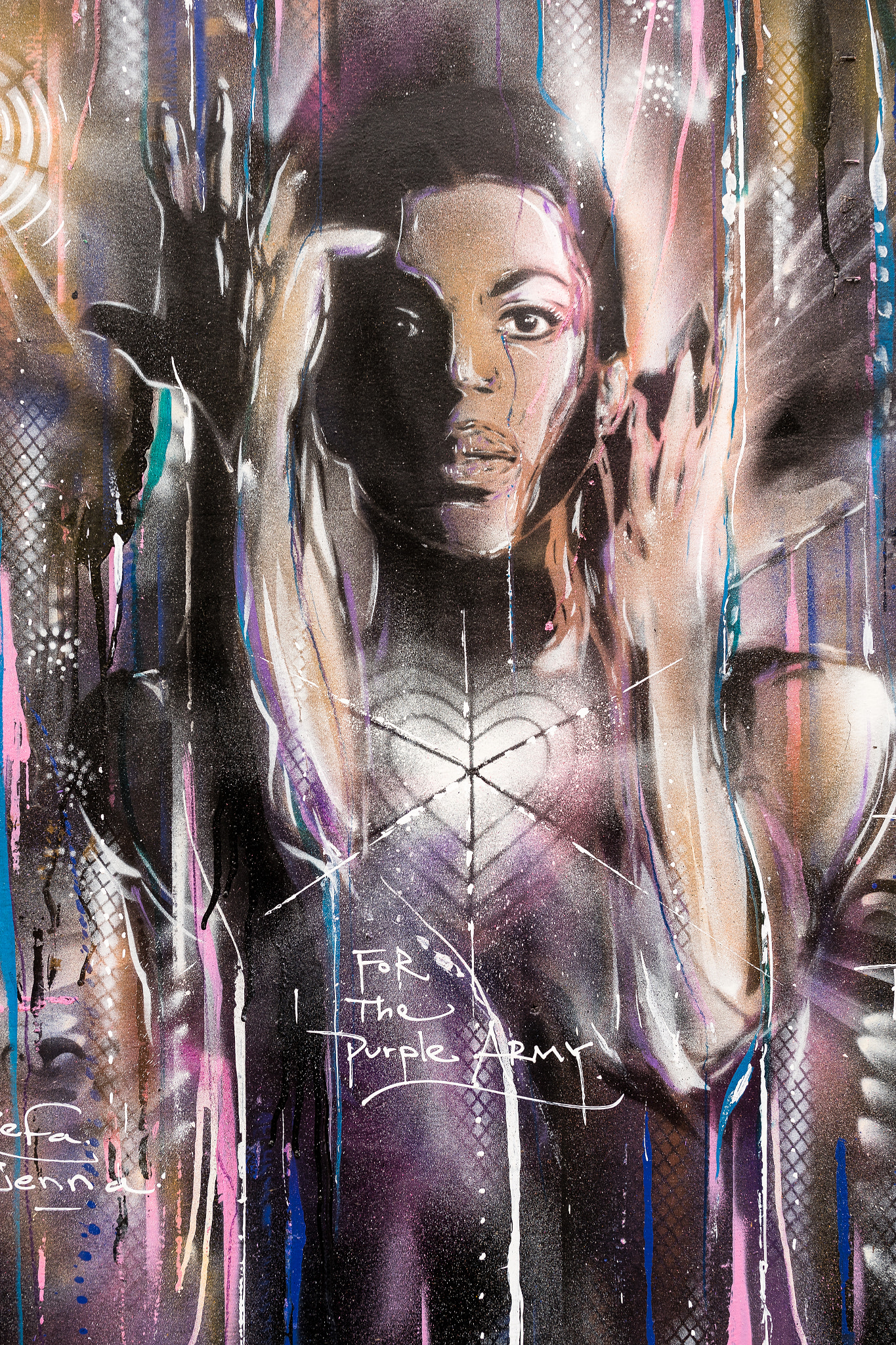 Canon EF 35mm F1.4L II USM sample photo. Prince graffiti in soho, london photography