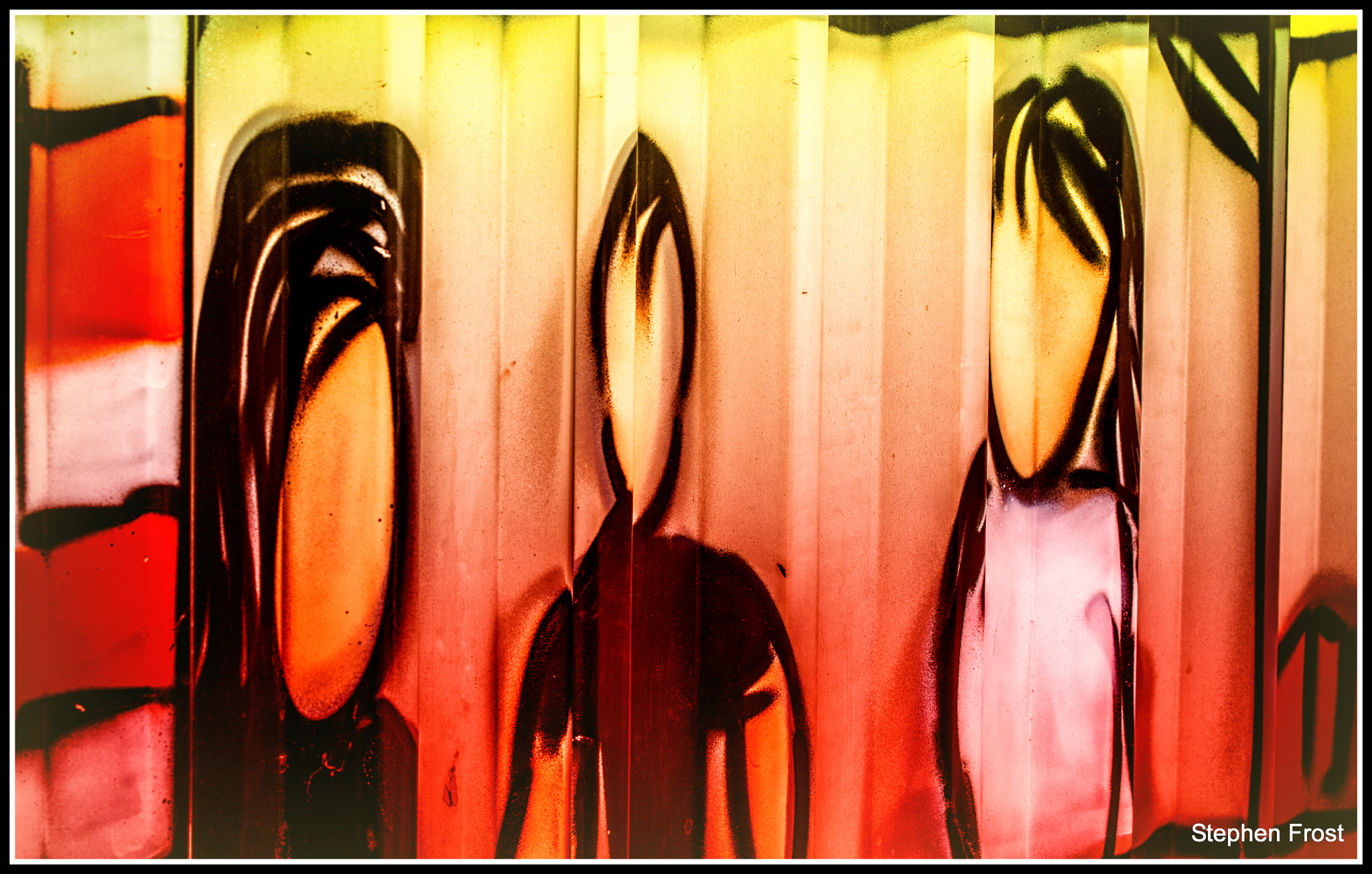 Sigma 70-200mm F2.8 EX DG OS HSM sample photo. Abstract art wall painting photography