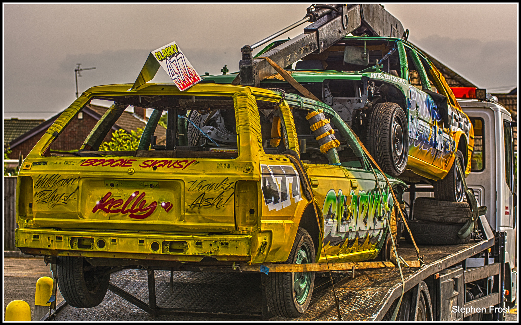 Sigma 70-200mm F2.8 EX DG OS HSM sample photo. Stock cars i guess they have run their last race photography