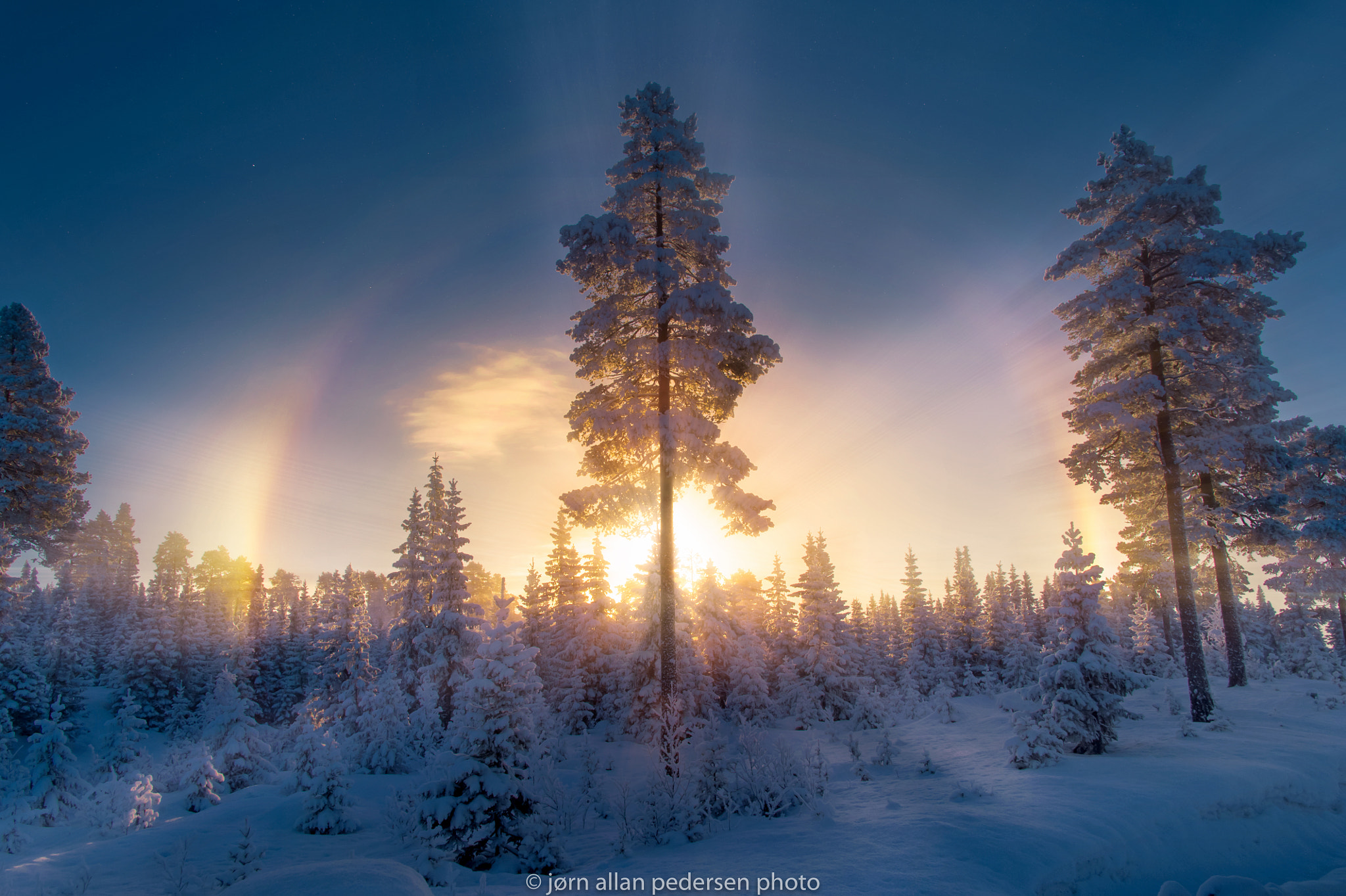 Nikon D3S sample photo. Hallo evening halo photography