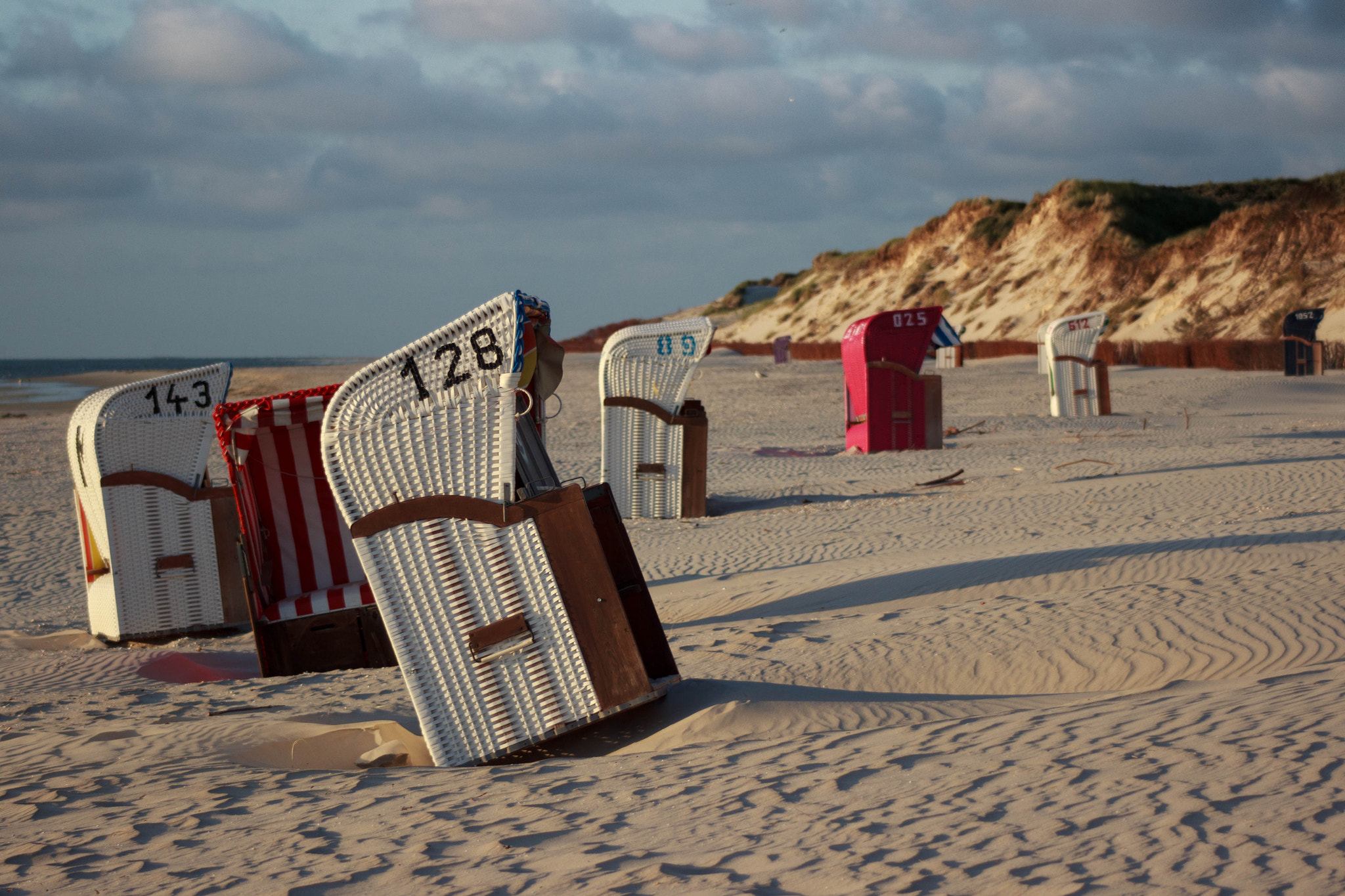 Canon EF 80-200mm F4.5-5.6 II sample photo. Strandkorb on amrum photography