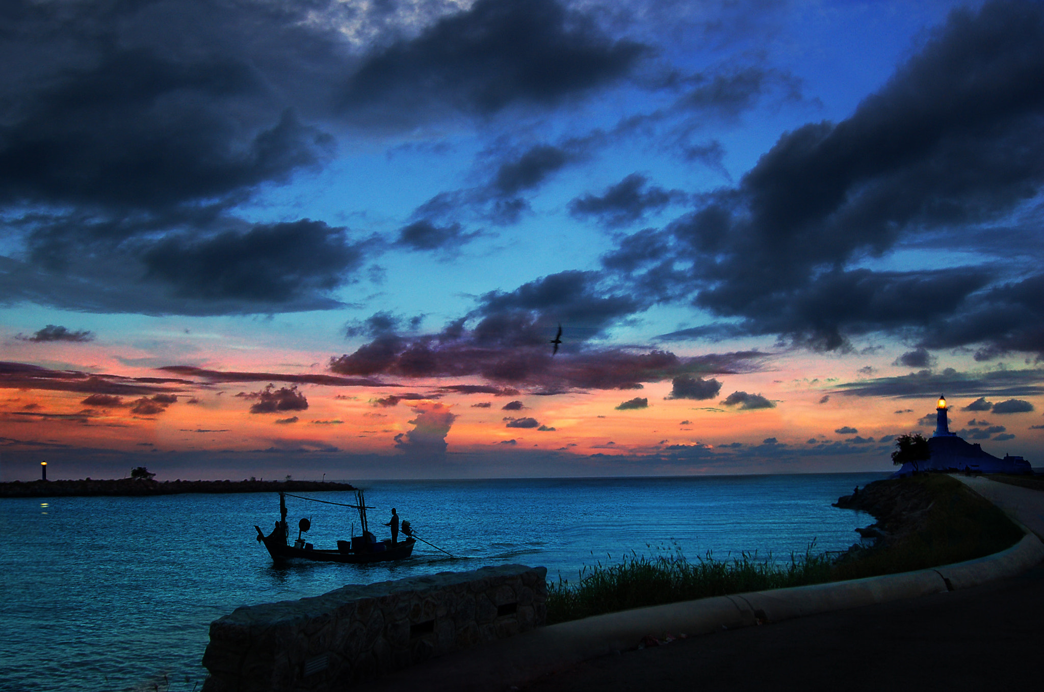Nikon D50 sample photo. Blue time photography