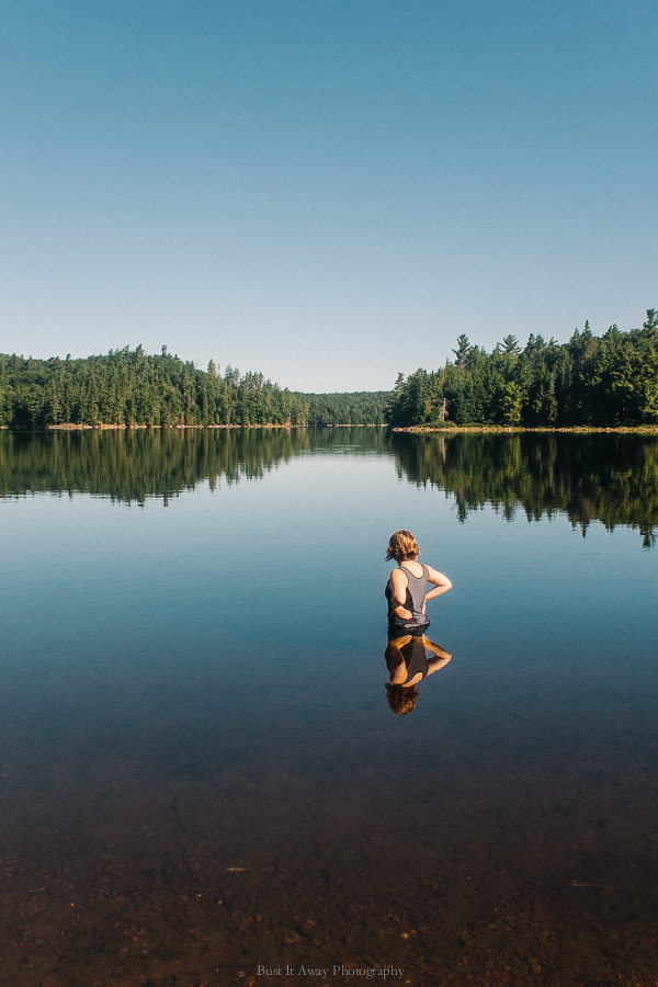 Olympus PEN E-P1 + Olympus M.Zuiko Digital 17mm F2.8 Pancake sample photo. Algonquin park morning photography